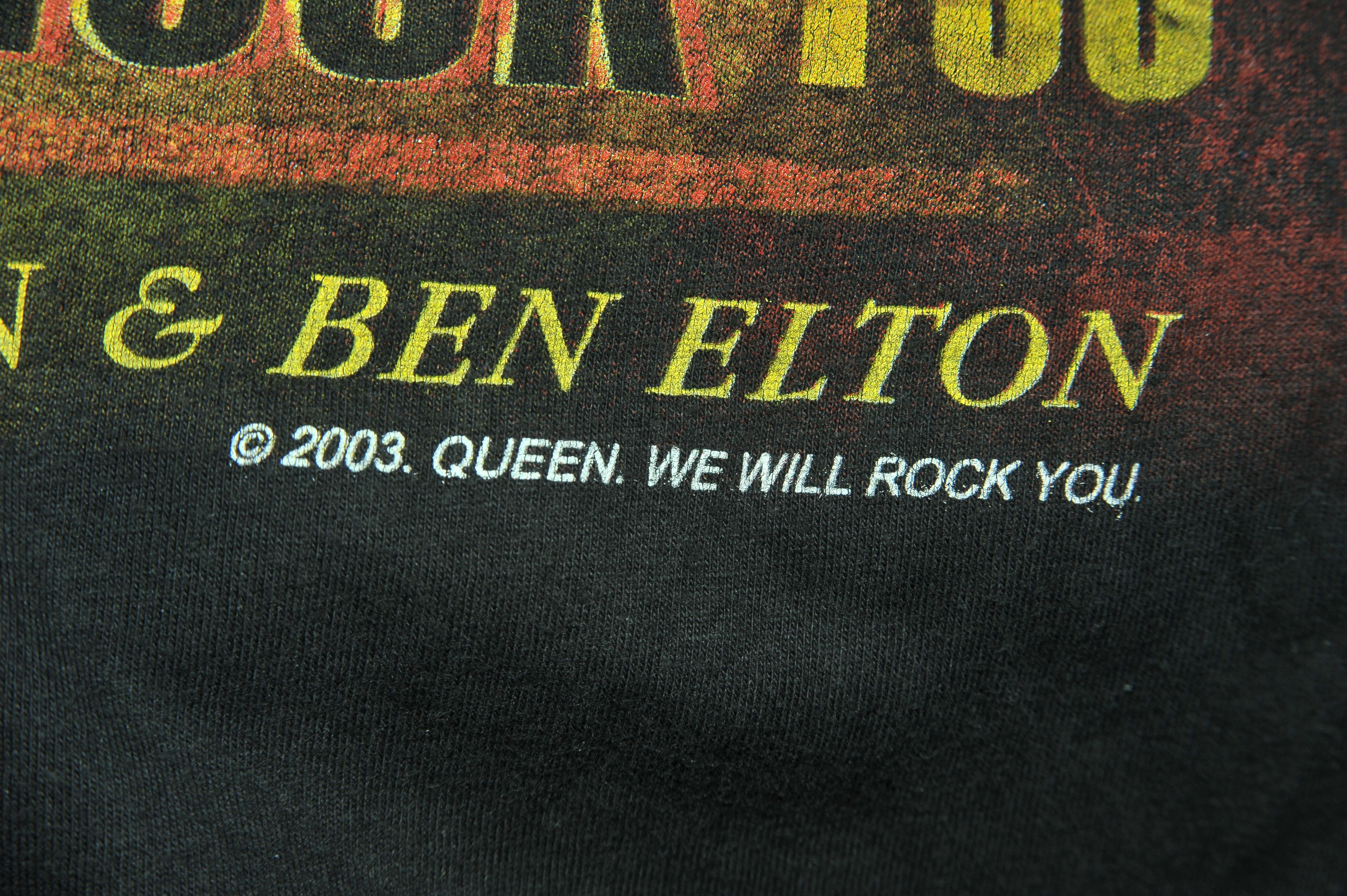 Vintage 2003 Queen We Will Rock You Queen & Ben Elton T-shirt Size US XL / EU 56 / 4 - 3 Thumbnail