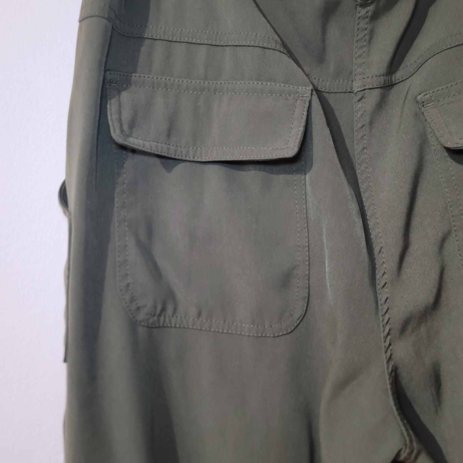 Other Max Studio Olive Green Utility Cargo Jogger streetwear Sz L Size 36" / US 14 / IT 50 - 8 Thumbnail