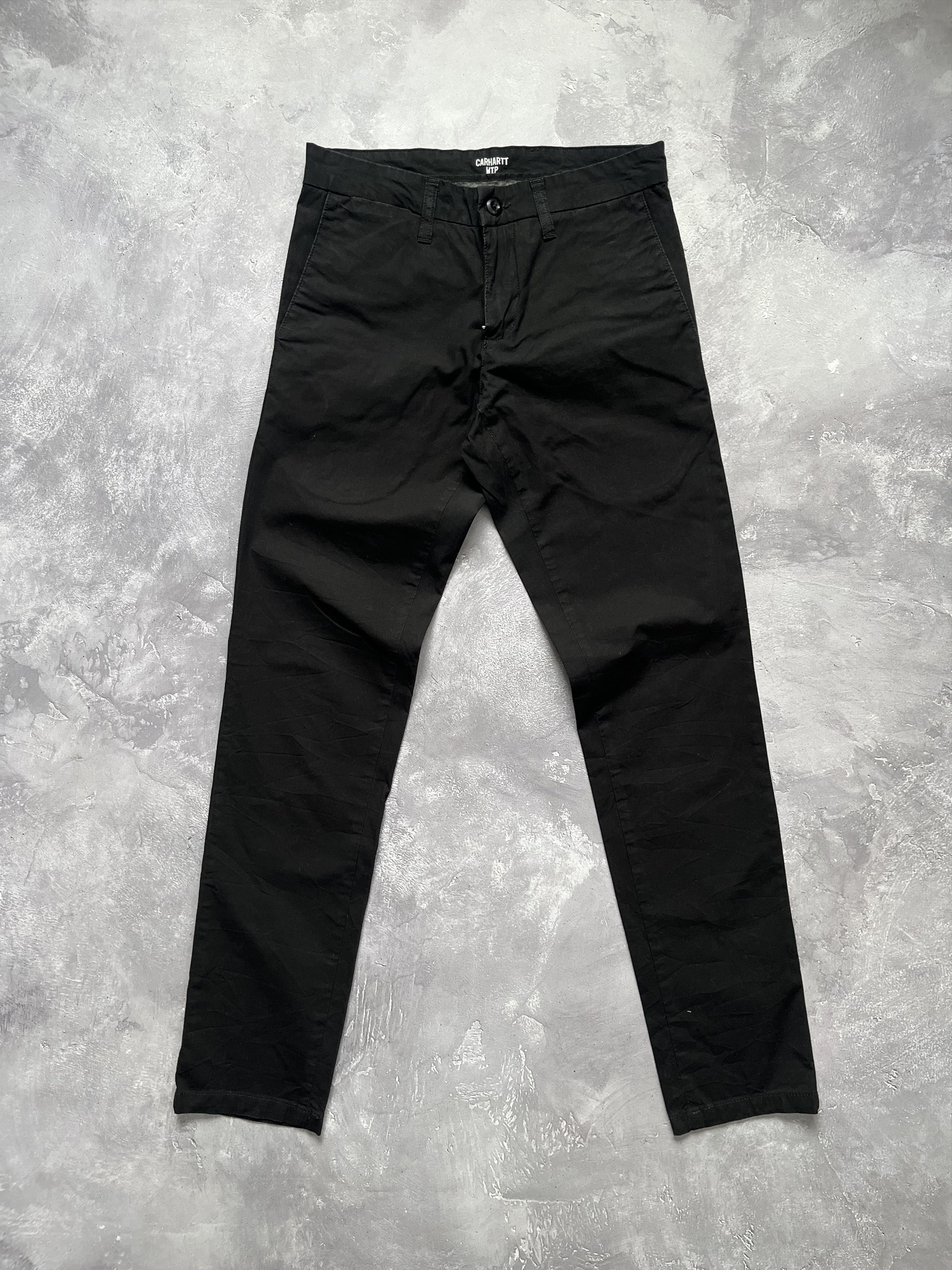 Carhartt Wip Carhartt Work In Progress Pants 27x32 Black SID Chinos WIP Size US 27 - 2 Thumbnail