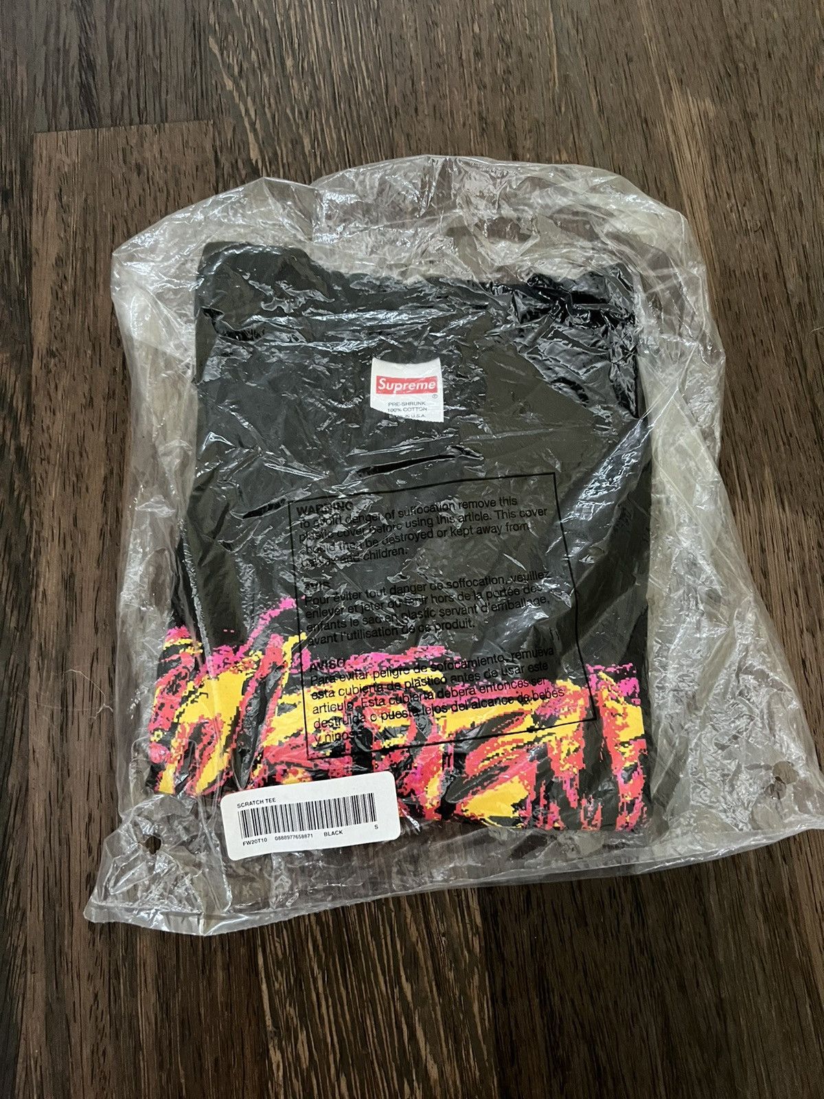 Supreme Supreme Scratch Tee Size US S / EU 44-46 / 1 - 2 Thumbnail