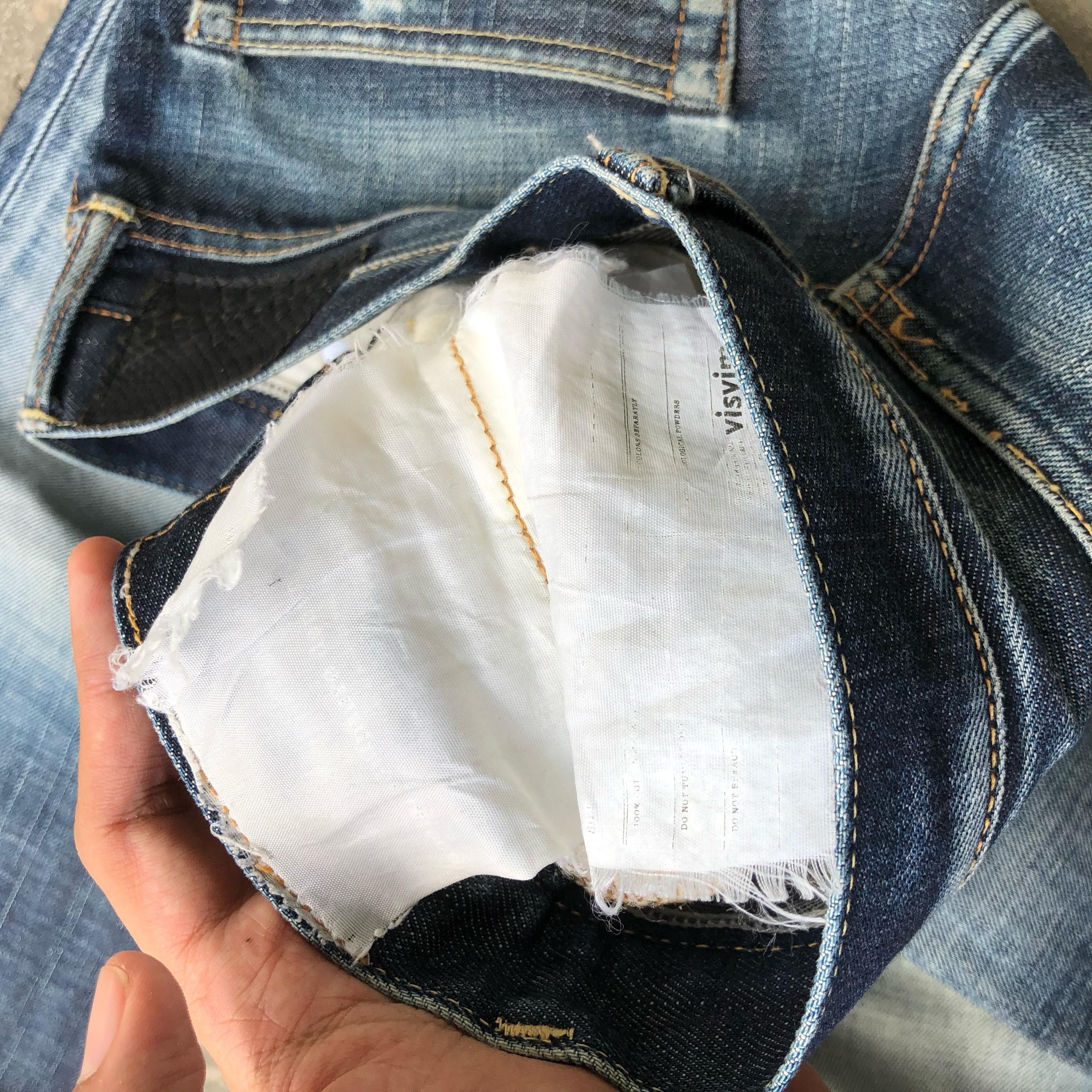 Japanese Brand Visvim Python Label Denim Jeans Size US 32 / EU 48 - 3 Thumbnail