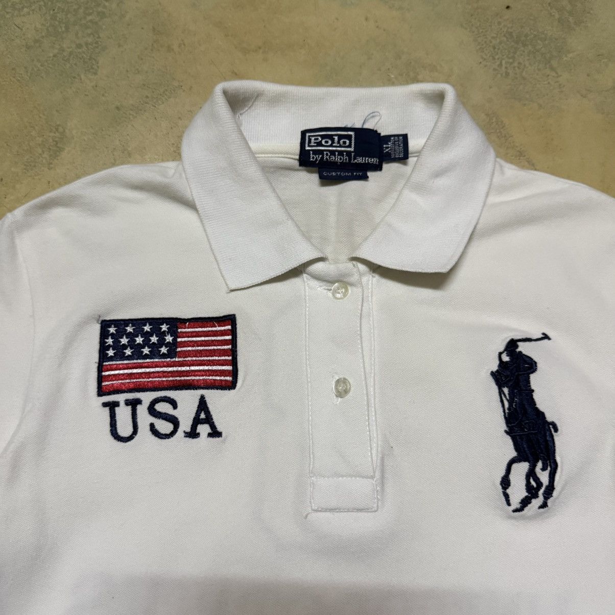 Polo Ralph Lauren Polo Ralph Lauren Big Logo Polo Shirt Size XL / US 12-14 / IT 48-50 - 3 Thumbnail