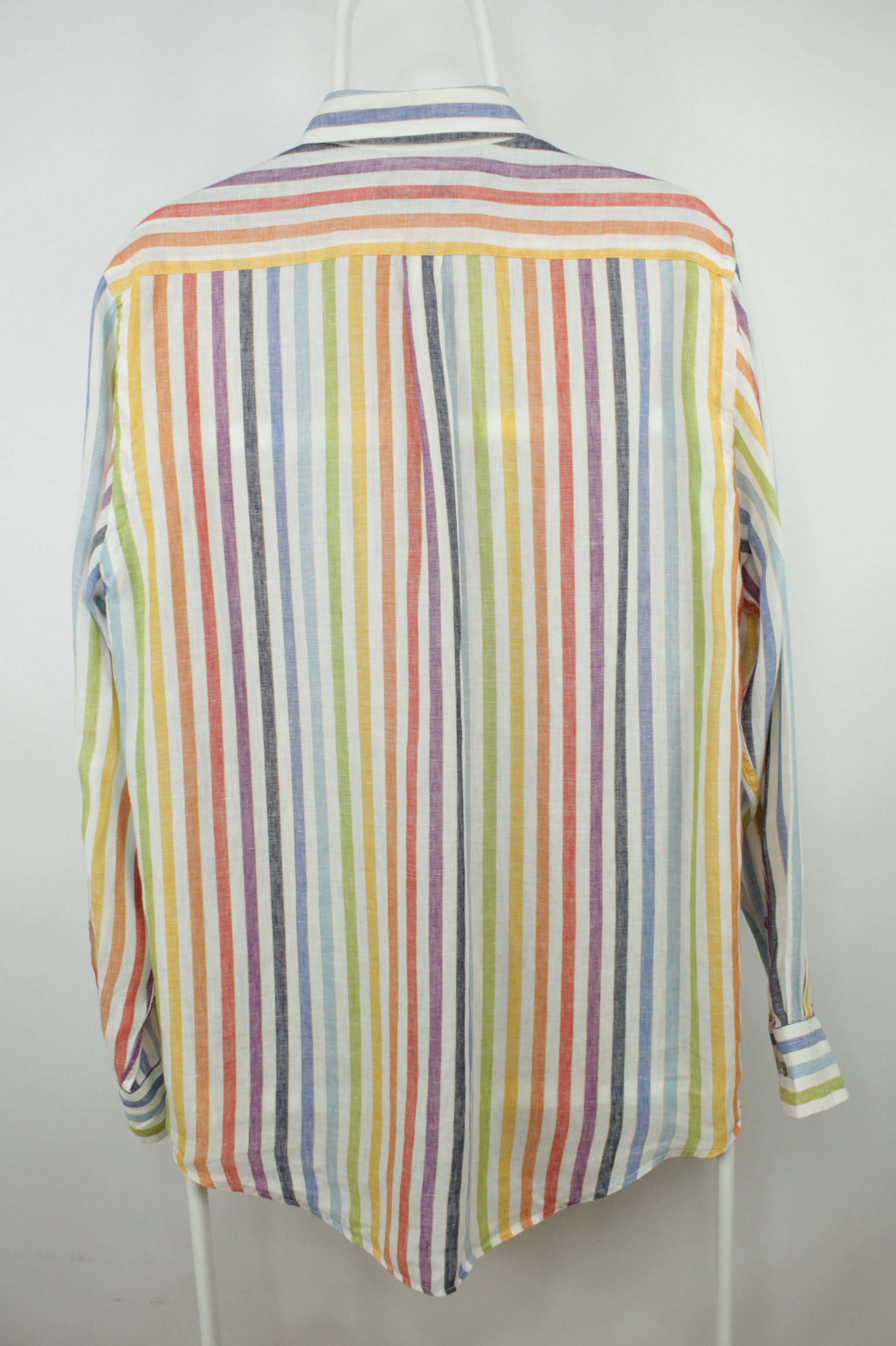 Other AAllard de Megeve Relax Fit Multicolor Linen Shirt Size US M / EU 48-50 / 2 - 9 Thumbnail
