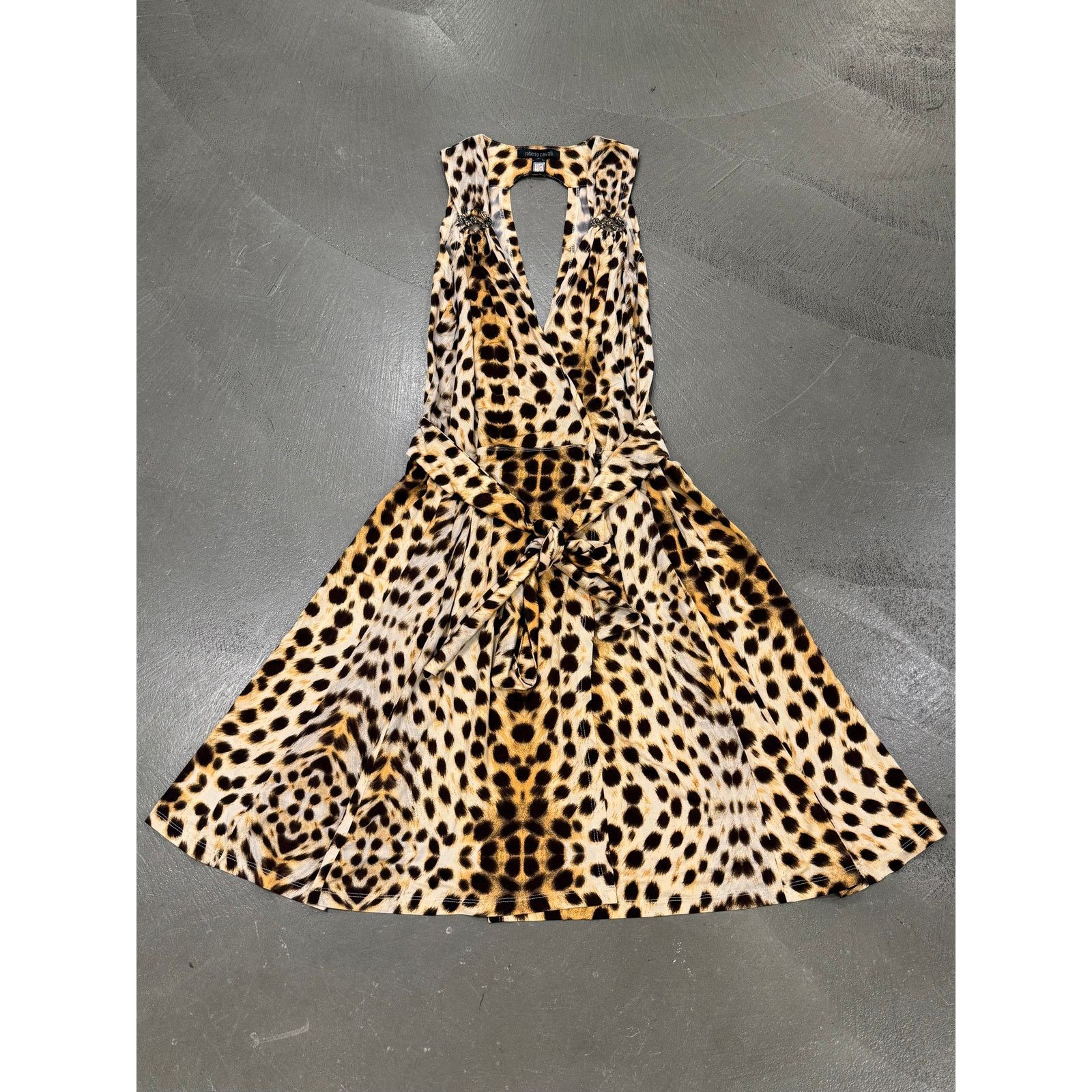 Roberto Cavalli Roberto Cavalli 2000s Asymmetrical Zebra Dress | Grailed