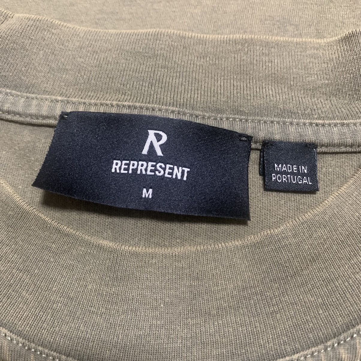 Represent Clo. Represent Medium Applique Fawn Khaki Green Tee Size US M / EU 48-50 / 2 - 5 Thumbnail