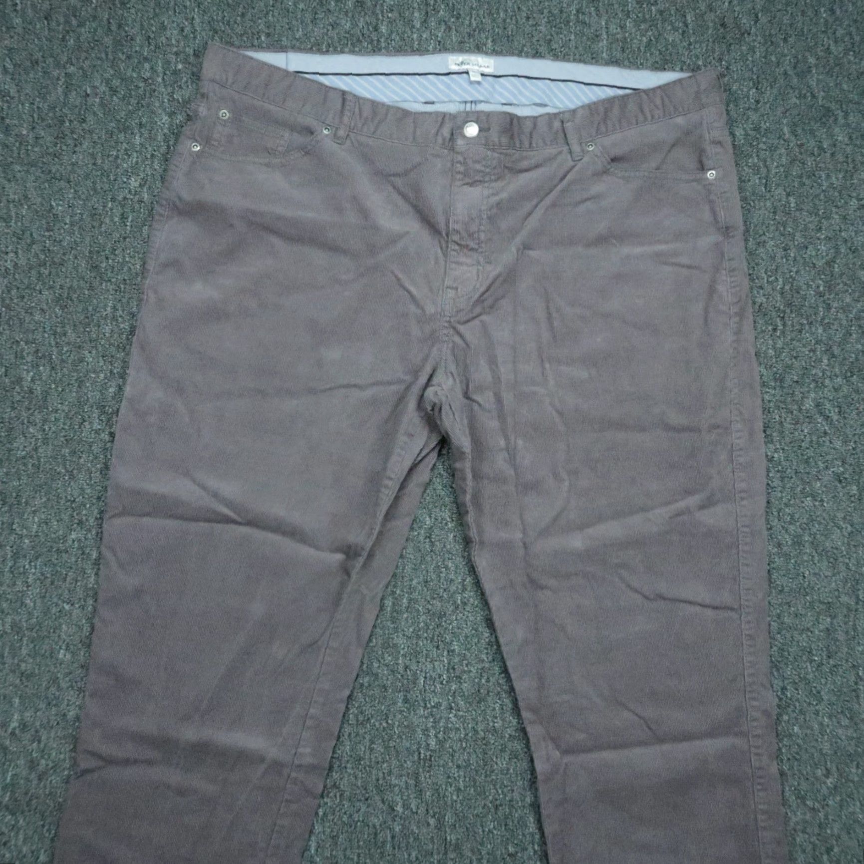 Peter Millar Peter Millar Pants 44x33 Gray Superior Soft Corduroy 5 Pocket Chino Mens Size US 44 / EU 60 - 2 Thumbnail