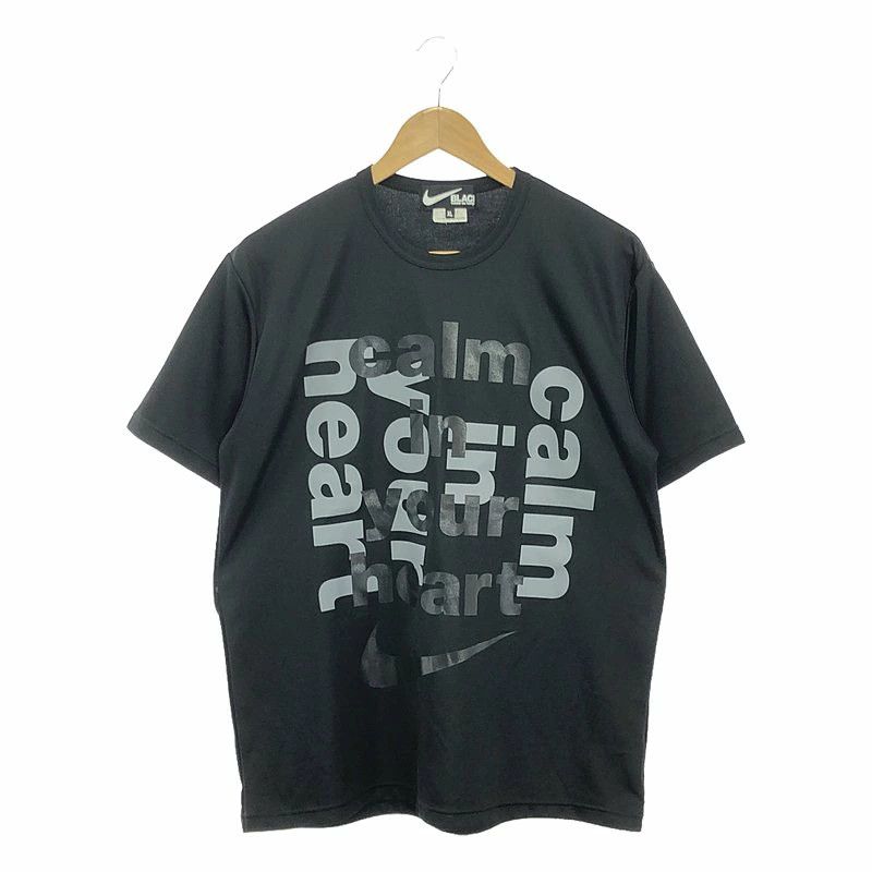 Comme des Garcons Black T-Shirts heart printed short sleeve crewneck Black Size US XL / EU 56 / 4 - 1 Thumbnail