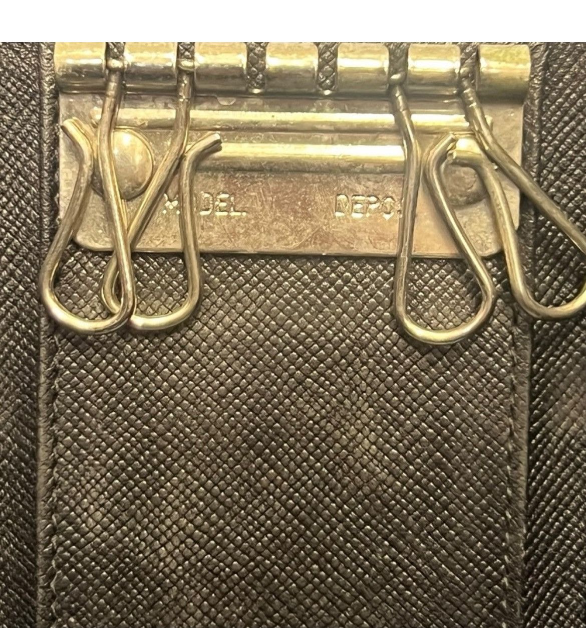 Prada Prada Nylon & Leather Wallet with Key Holder Black Size ONE SIZE - 7 Thumbnail
