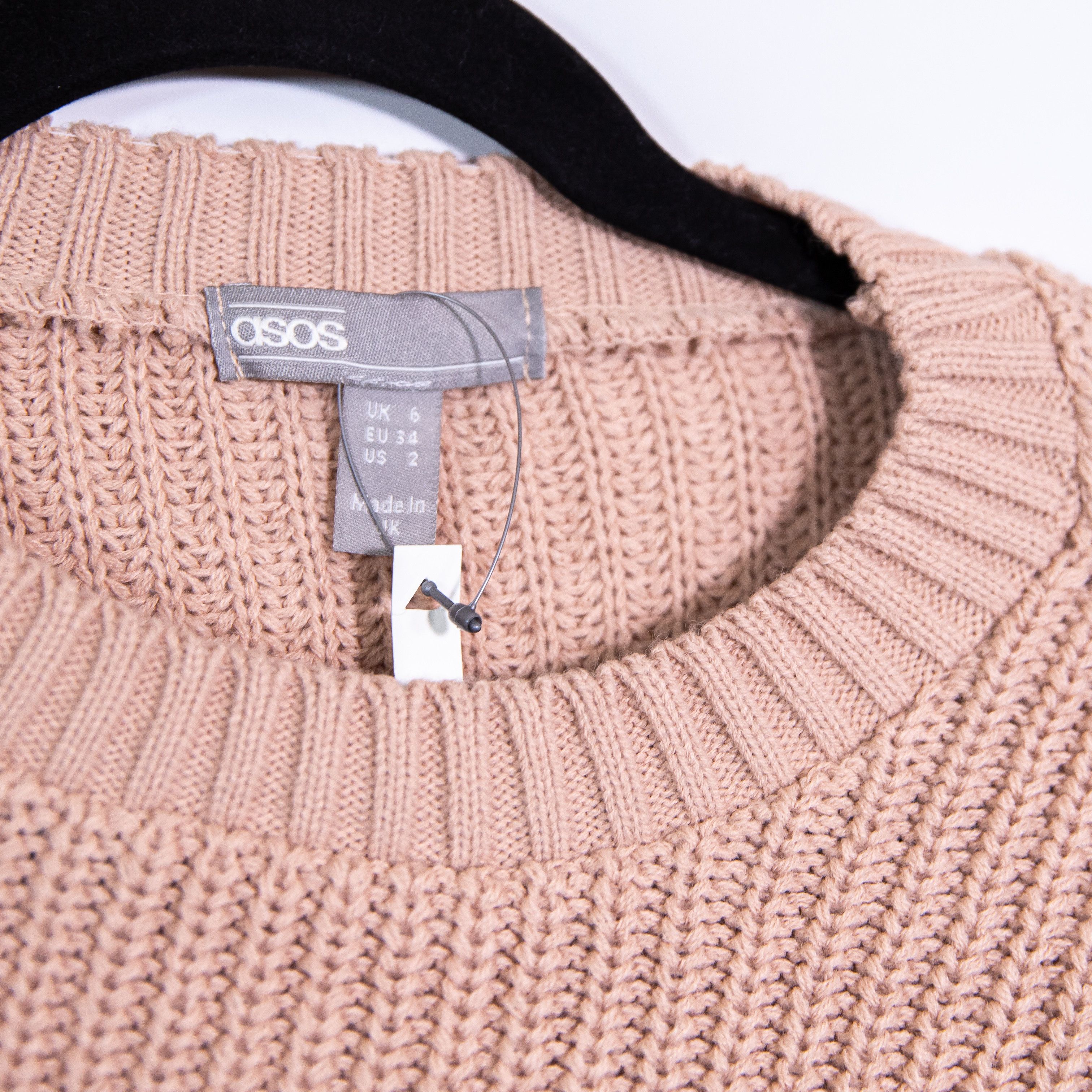 Asos NEW Asos Women's Knit Crew Neck Cropped Size XS / US 0-2 / IT 36-38 - 2 Thumbnail