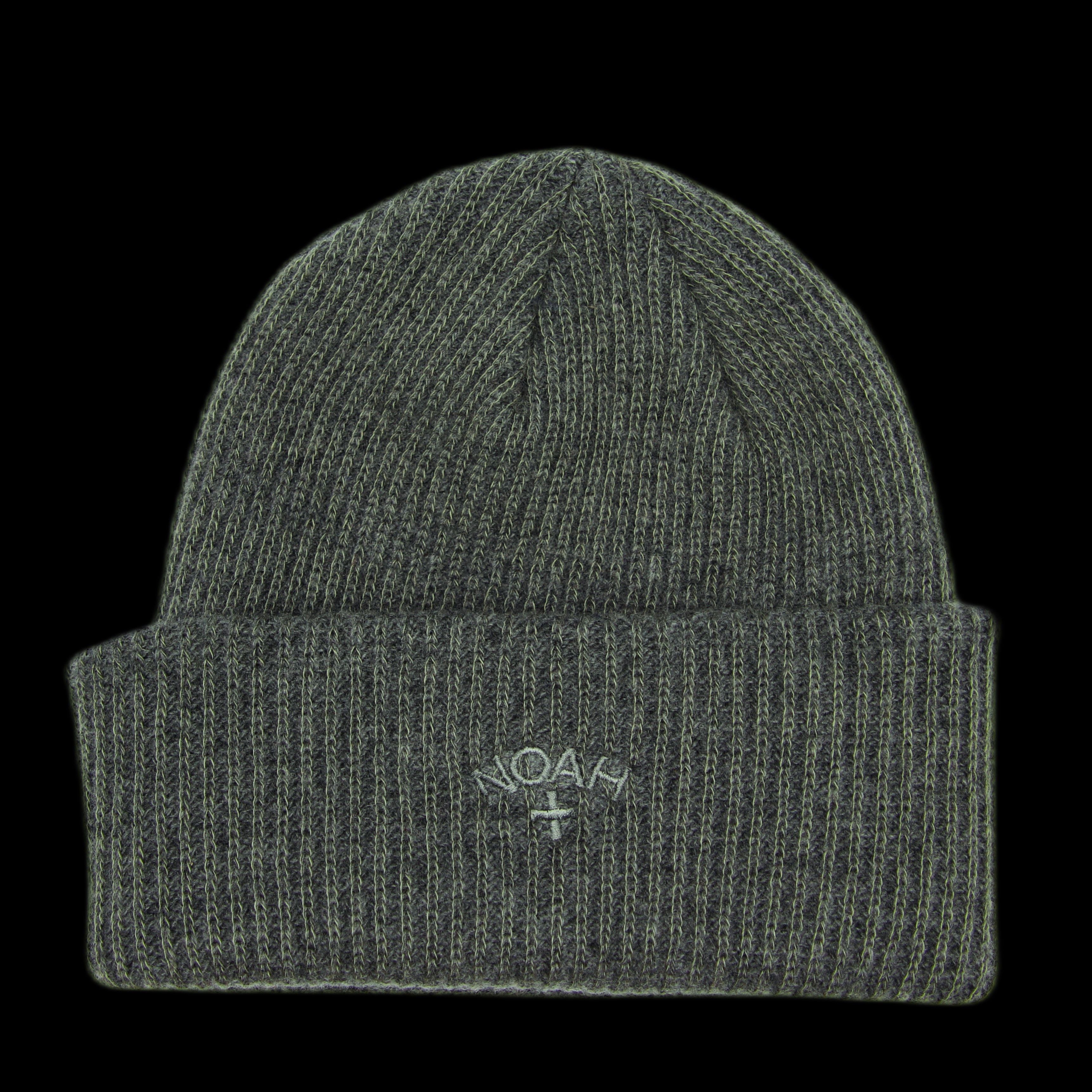 NOAH ビーニー Marled Logo Beanie Marled Core Logo Beanie - Noah