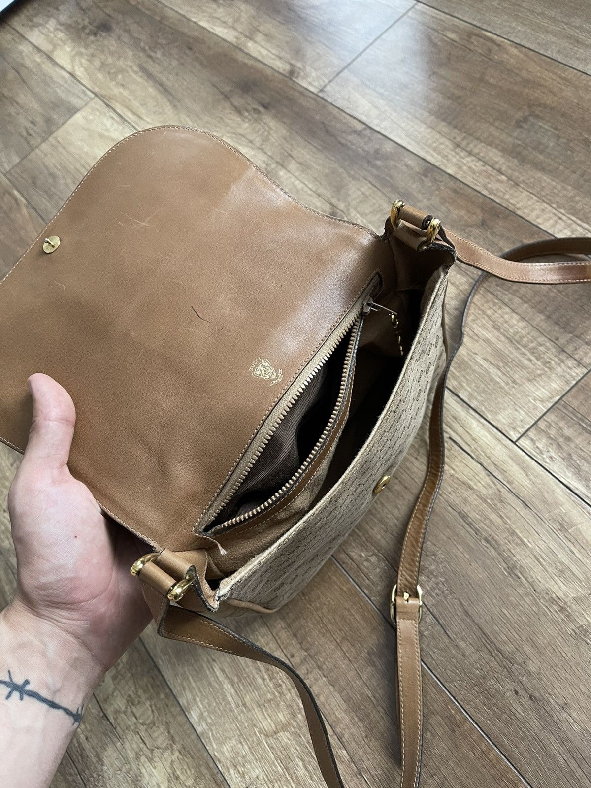 Gucci Gucci Italy Shoulder Bag Vintage 80s Size ONE SIZE - 20 Thumbnail