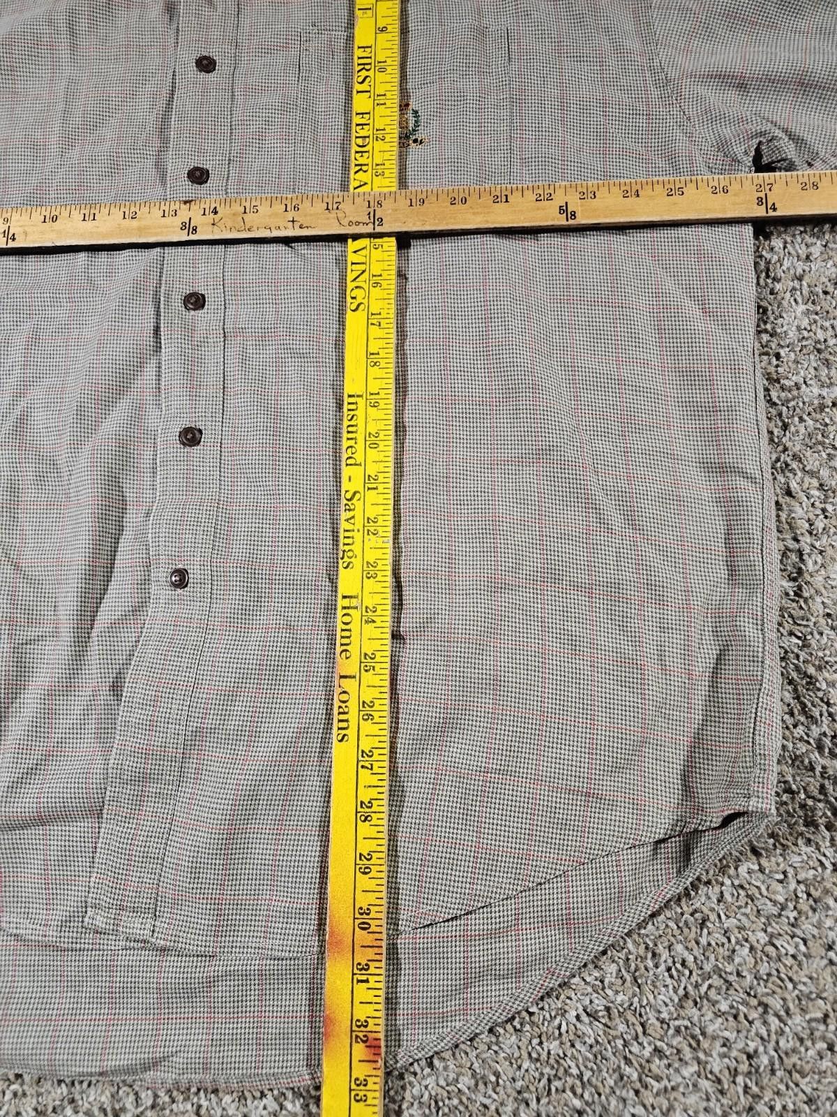 Chaps Chaps Ralph Lauren Plaid Houndstooth Shirt XL Pocket Logo Size US XL / EU 56 / 4 - 5 Thumbnail