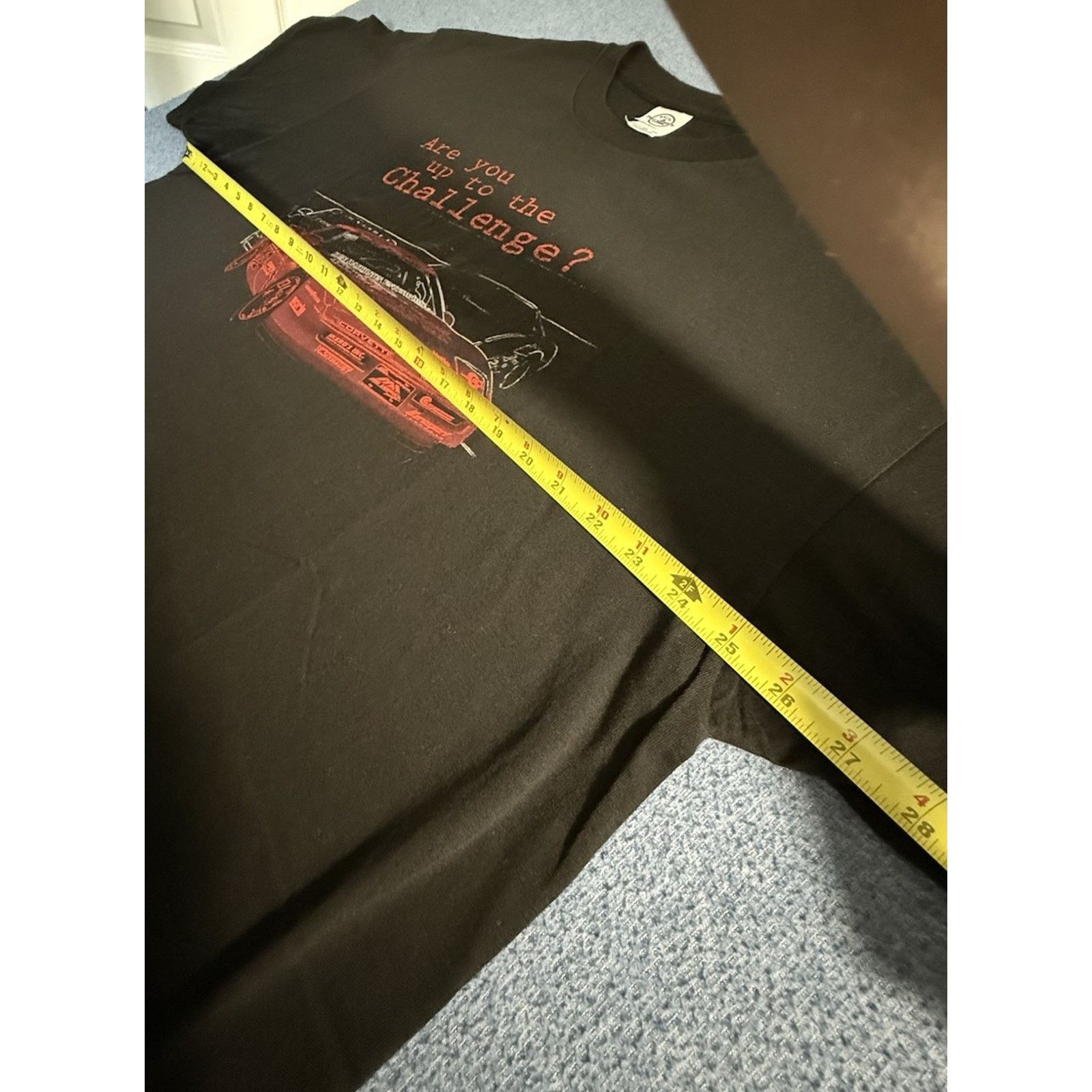 Delta Vintage Corvette T Shirt 2003 Funfest Delta Heavyweight XXL Size US XXL / EU 58 / 5 - 5 Thumbnail