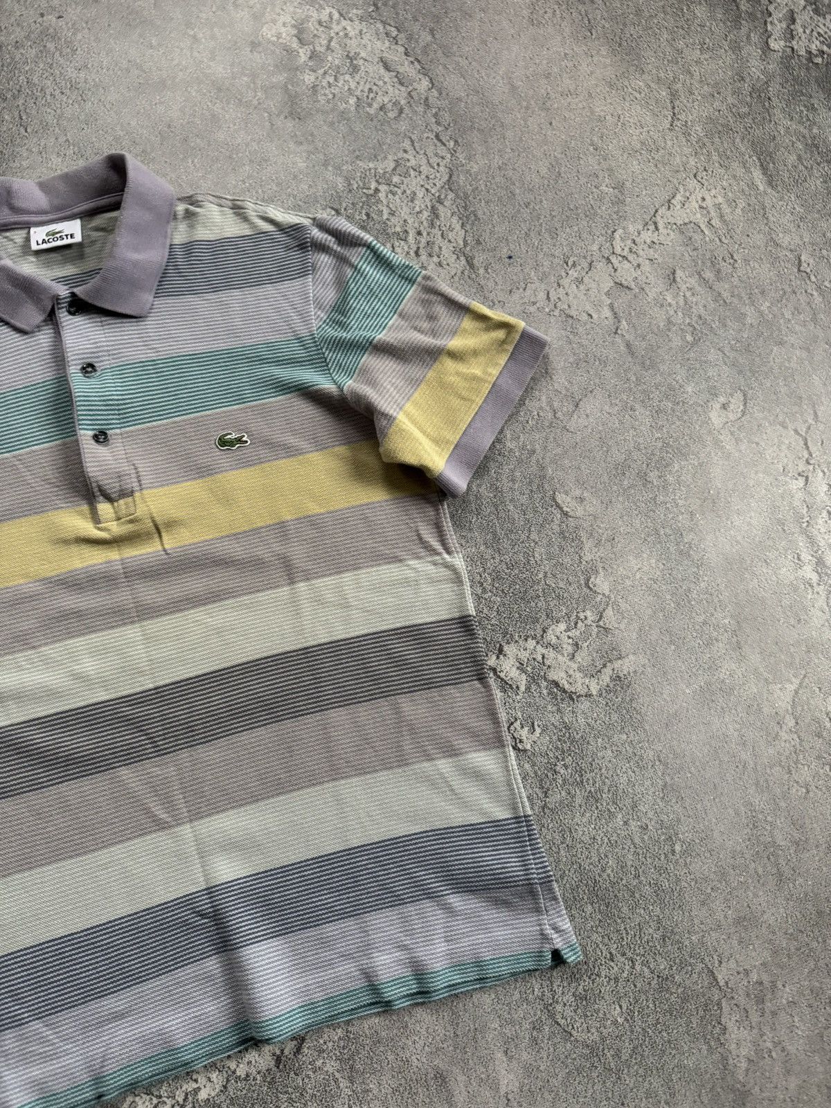Lacoste Lacoste 3/size striped multicolour polo tee T-shirts casual Size US S / EU 44-46 / 1 - 10 Thumbnail