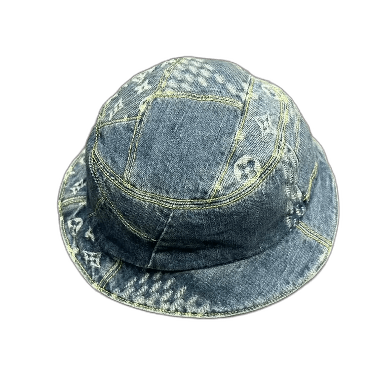 Louis Vuitton Louis Vuitton Denim Fisherman Hat Nigo Design-yf Size ONE SIZE - 1 Thumbnail