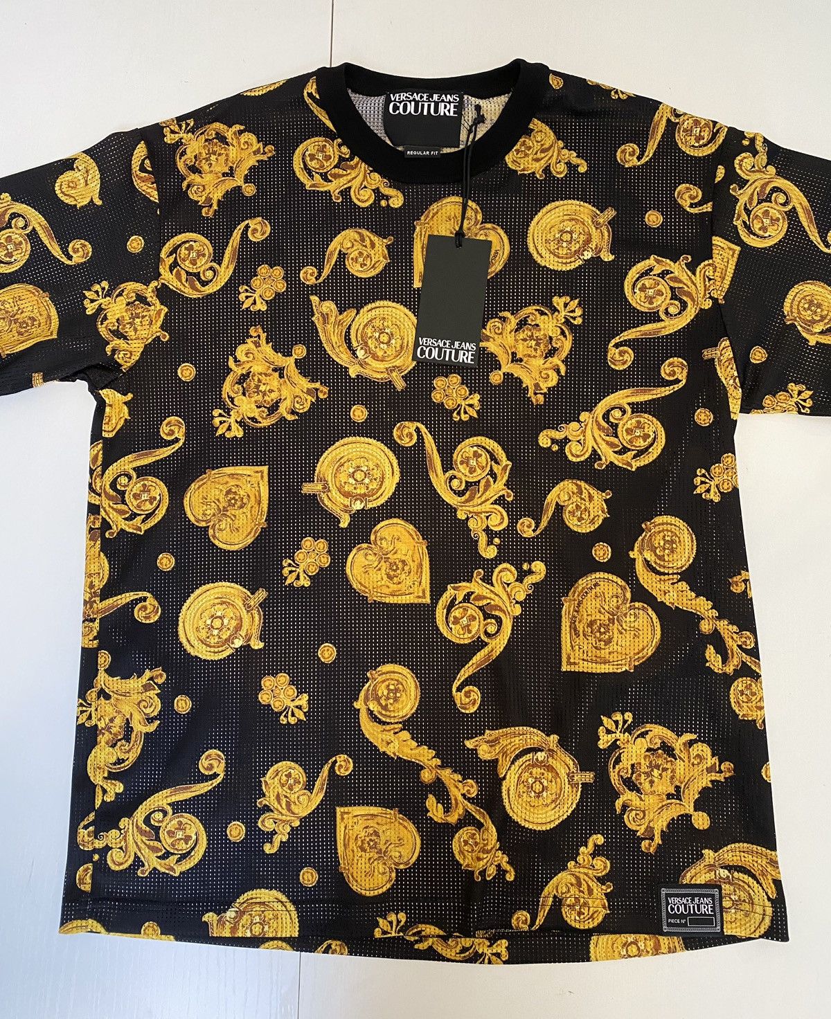 Versace Jeans Couture Versace Jeans Culture Jewels Mesh Print T-shirt, size M, Size US M / EU 48-50 / 2 - 3 Thumbnail