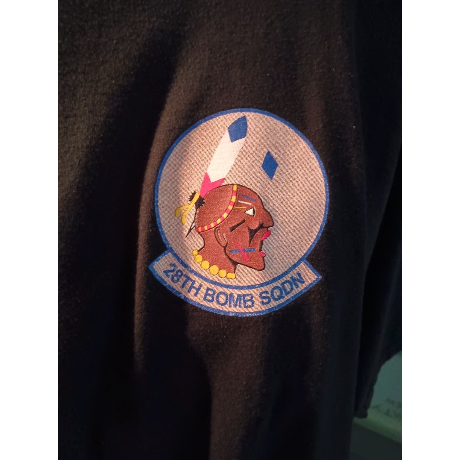 Jerzees VINTAGE Official Military T-shirt XL 28th Bomb Squadron Dyess AFB TEXAS Men Black T-Shirt Military 28th Bomb Squadron Mens XL Black Size US XL / EU 56 / 4 - 4 Thumbnail