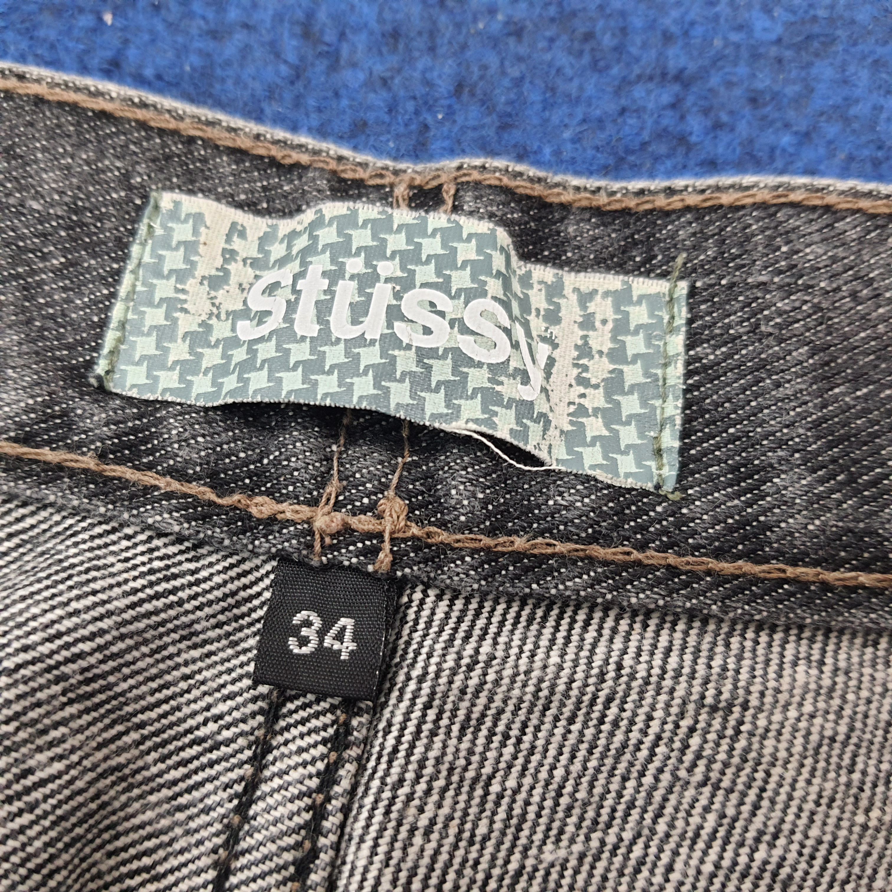 Stussy Vintage Stussy Streetwear Custom Logo Jeans Size US 34 / EU 50 - 7 Thumbnail