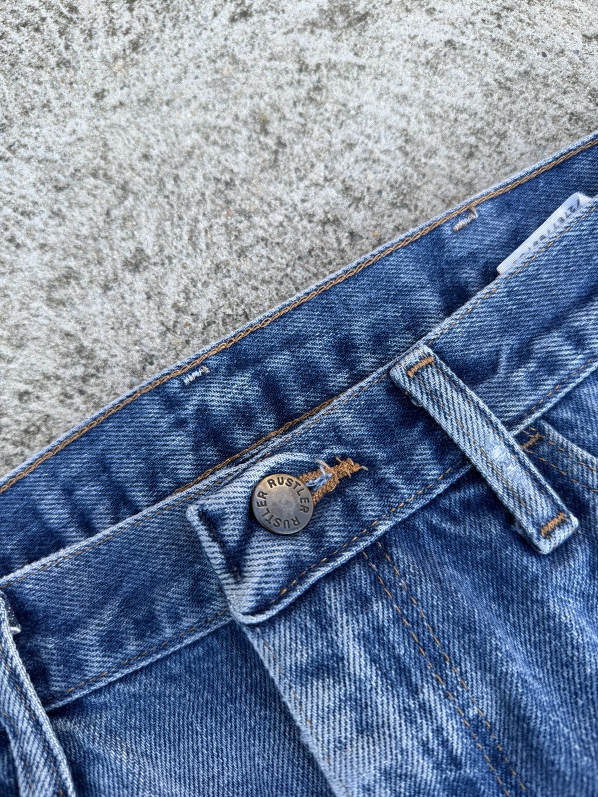 Rustler × Vintage Vintage 00’s Rustler Wash Jeans Size US 30 / EU 46 - 5 Thumbnail
