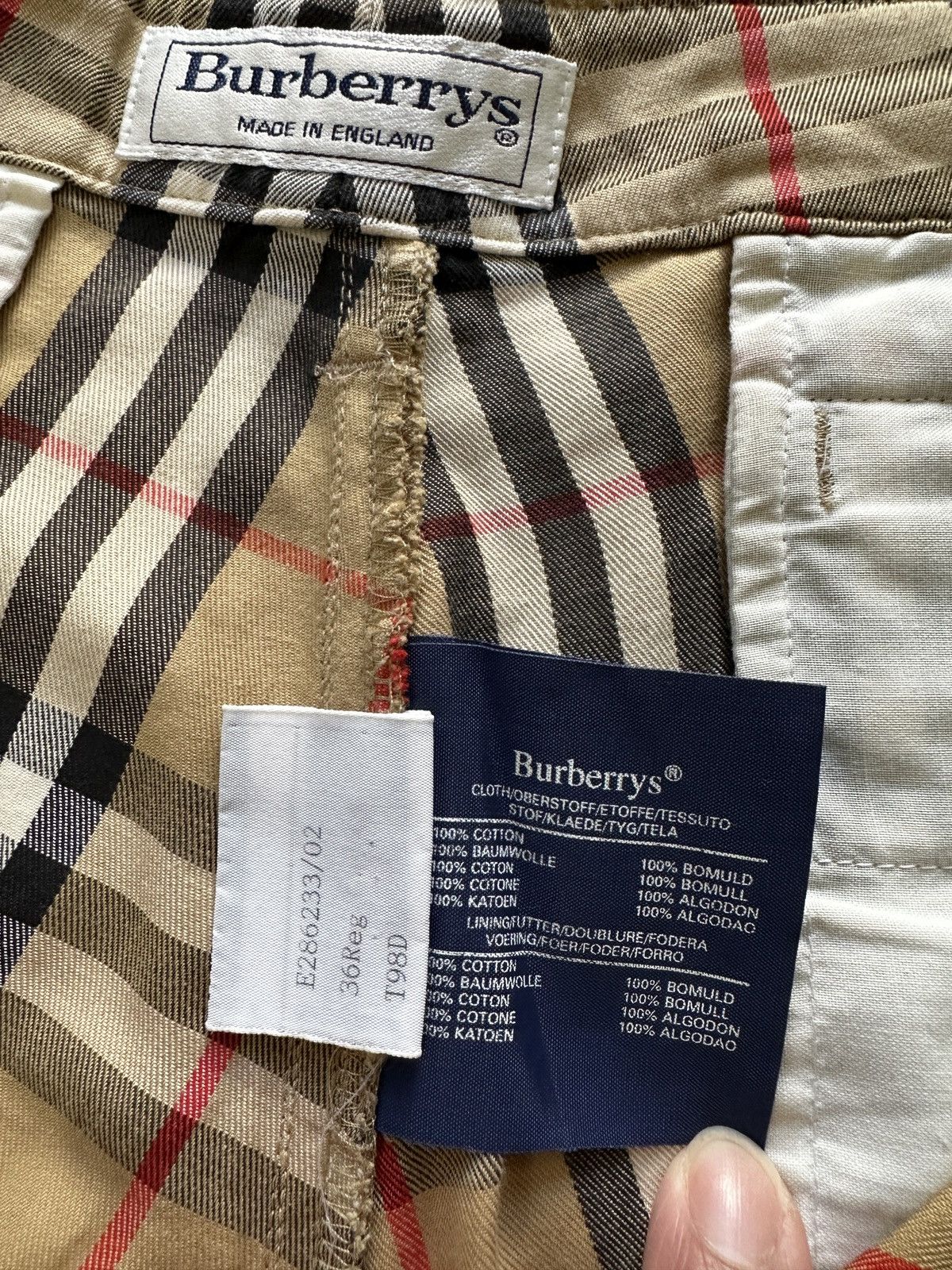 Burberry Vintage Burberry Novecheck Cargo Pant Size US 36 / EU 52 - 6 Thumbnail