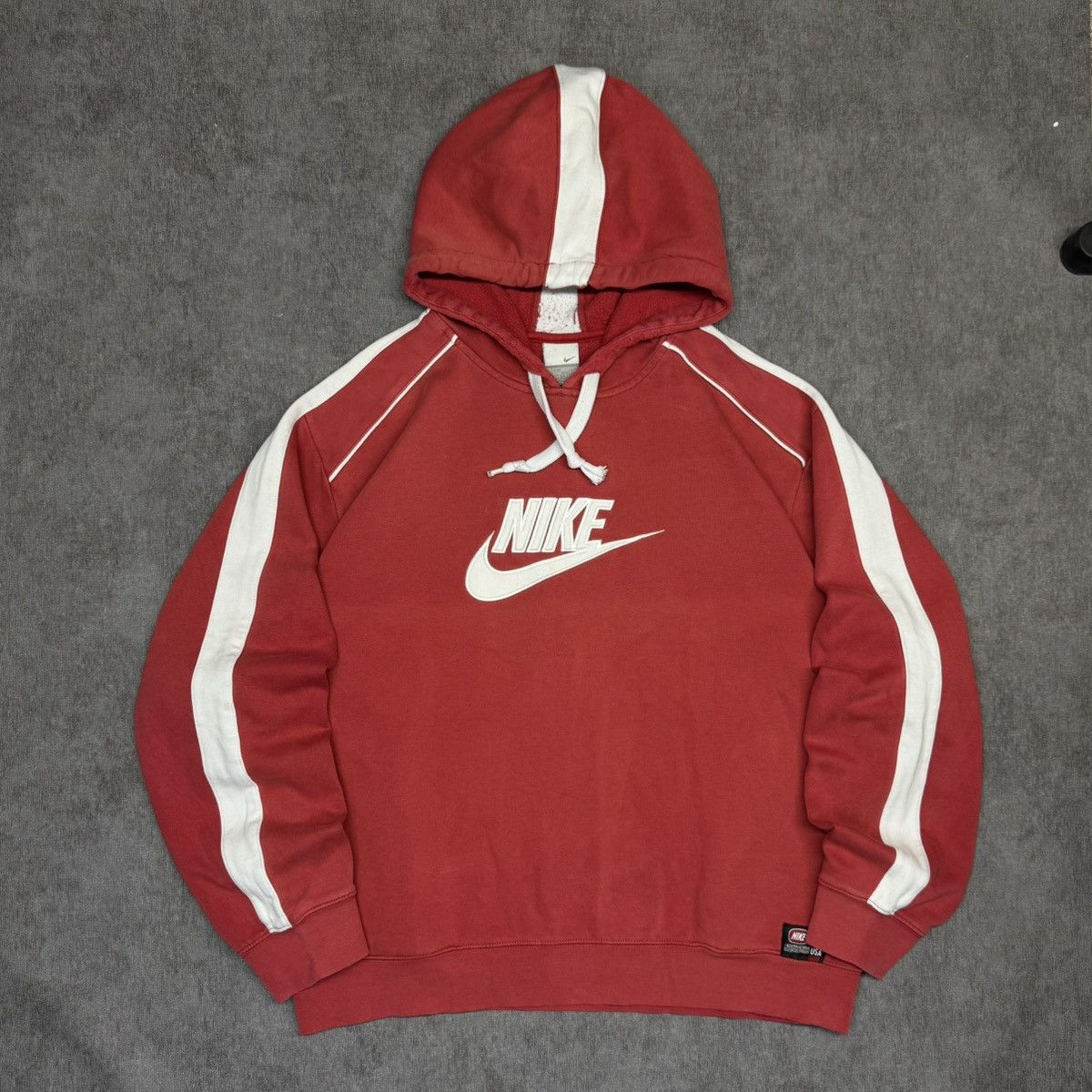 Nike × Vintage Y2K Nike Hoodie Crazy Vintage Big Logo Size US L / EU 52-54 / 3 - 2 Thumbnail