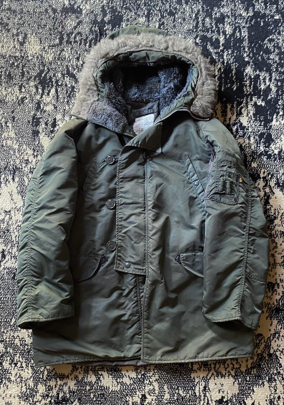 Alpha industries fur parkas jacket