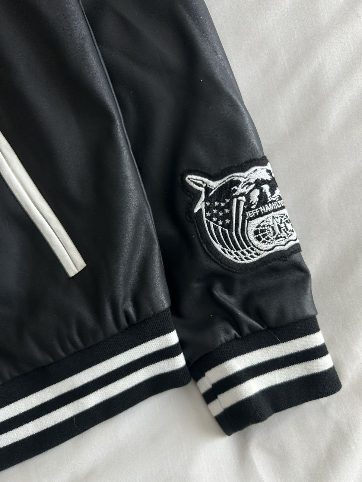 Jeff Hamilton Jeff Hamilton Racing Jacket Bomber GH Wings Logo Signed Size US L / EU 52-54 / 3 - 3 Thumbnail