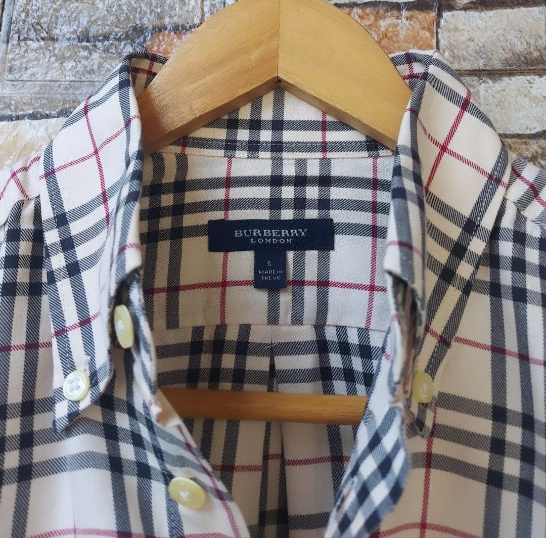 Burberry BURBERRY Nova Check Long Sleeve Button Shirt Size US M / EU 48-50 / 2 - 4 Thumbnail