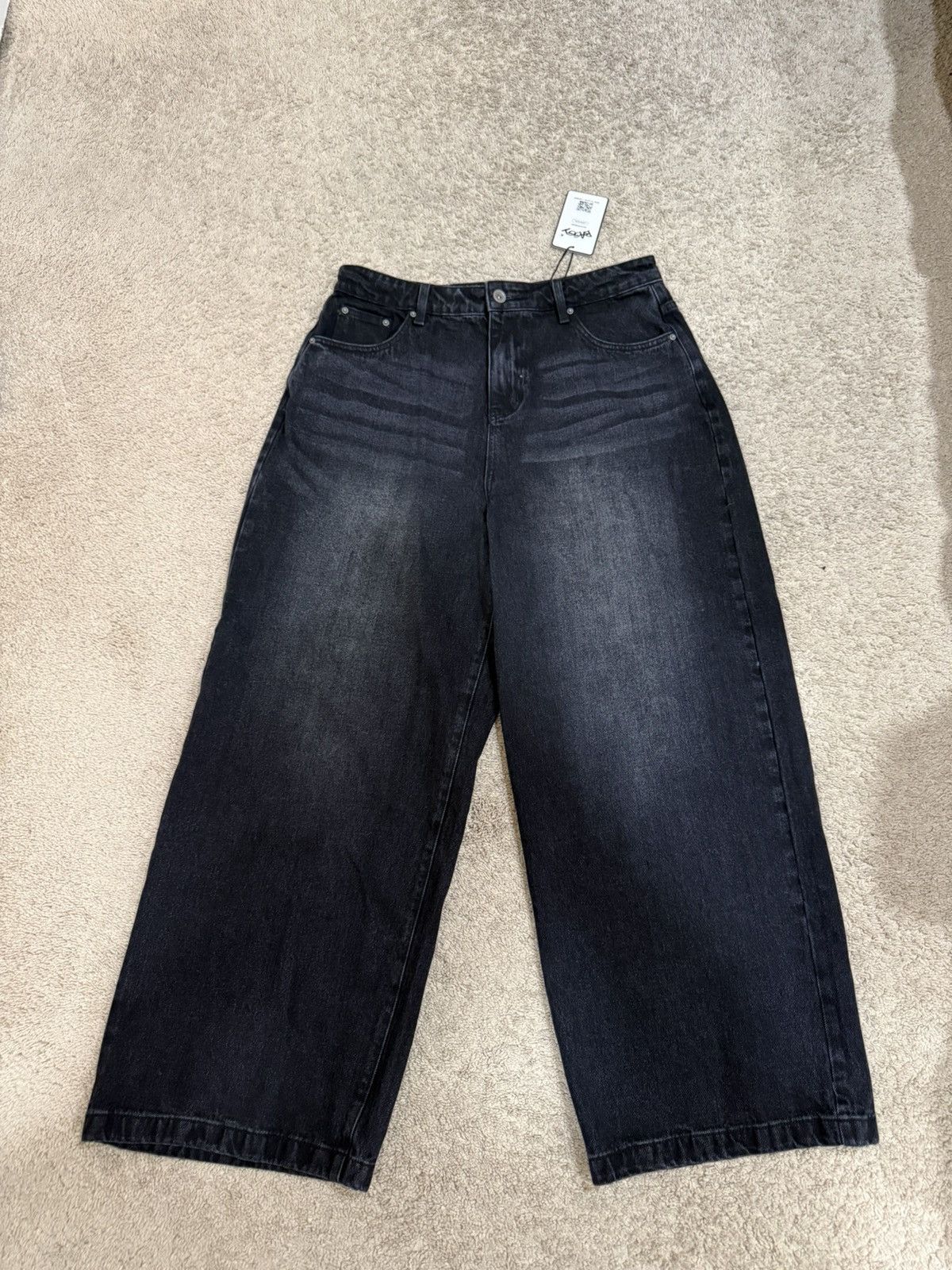 Other Baggy Clothing Black Fade Denim Size US 32 / EU 48 - 1 Thumbnail