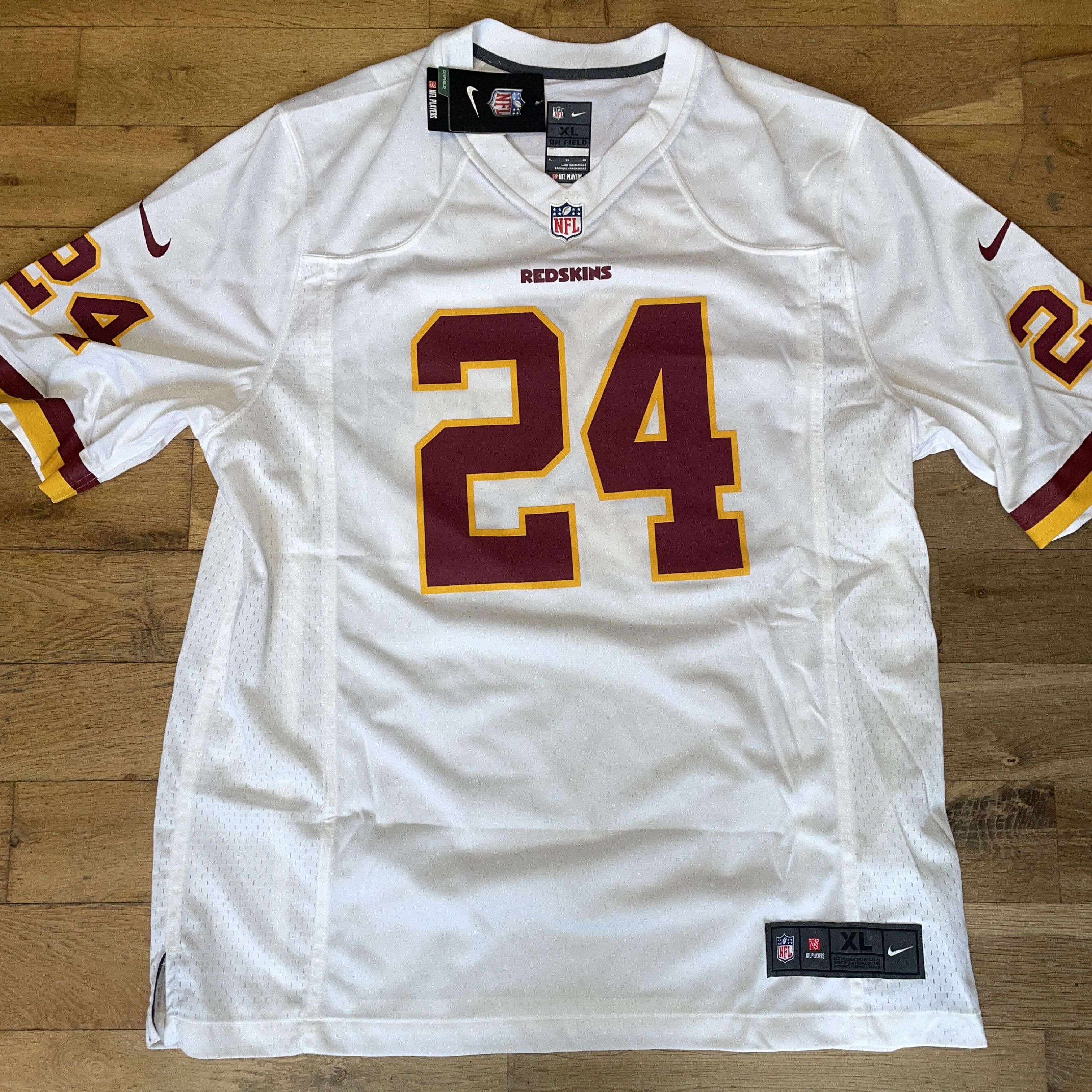 NFL × Nike NIKE NFL WASHINGTONS REDSKINS JERSEY T-SHIRT NORMAN #24 XL Size US XL / EU 56 / 4 - 1 Thumbnail