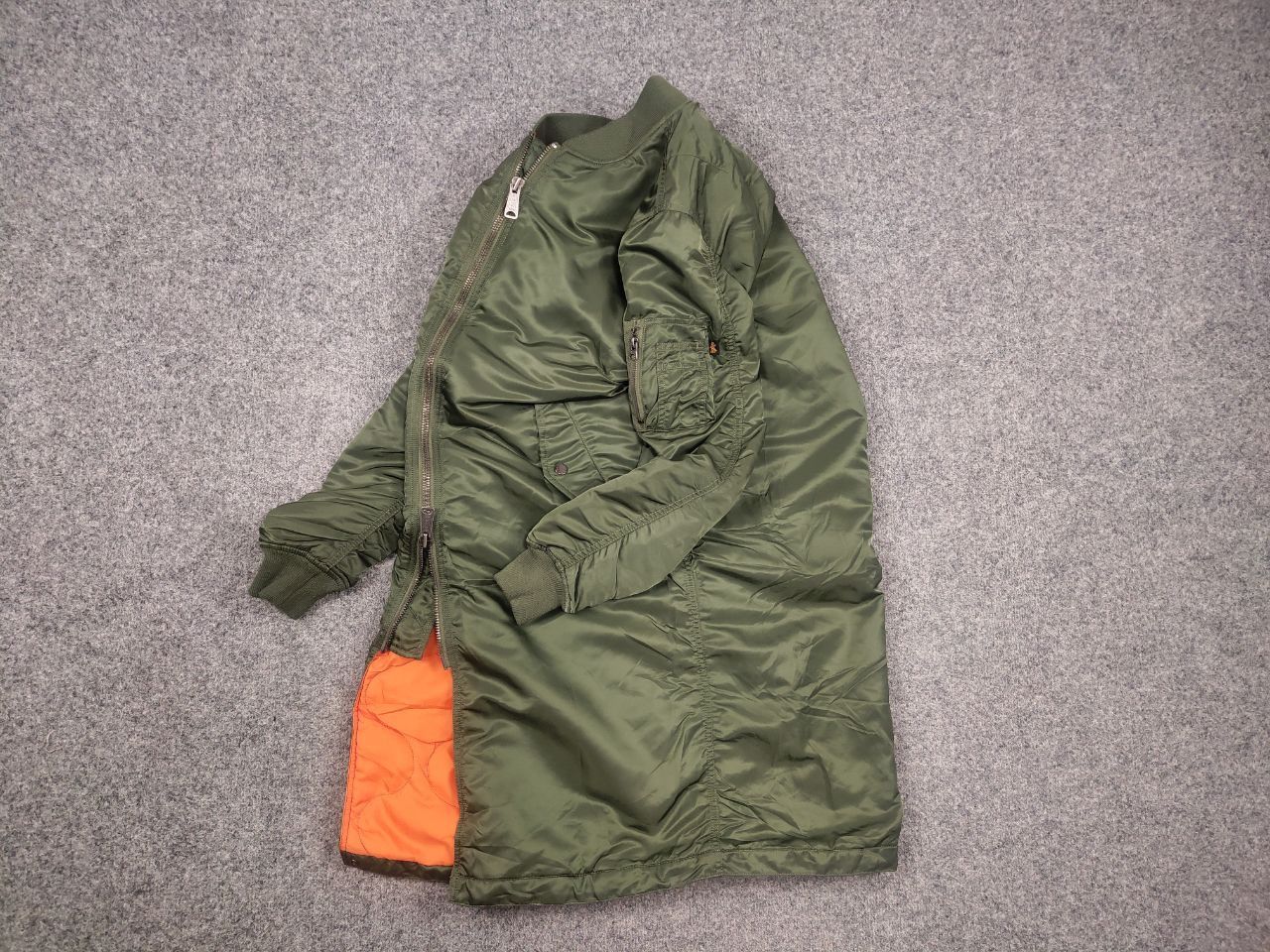 Alpha Industries Alpha Industries MA-1 Long green Military Bomber Jacket Size US M / EU 48-50 / 2 - 11 Thumbnail