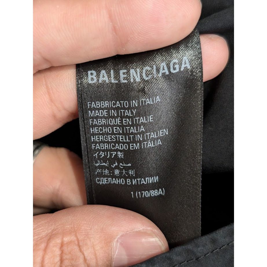 Balenciaga o1rshd1 Track Jacket in Black Size US S / EU 44-46 / 1 - 20 Thumbnail