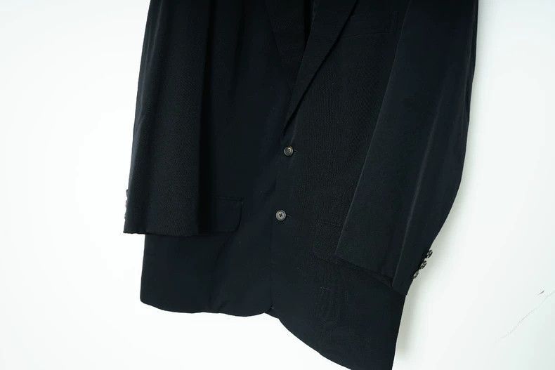 Yohji Yamamoto Yohji Yamamoto Yohji Yamamoto 80s Long Wool Suit Jacket Size US S / EU 44-46 / 1 - 5 Thumbnail