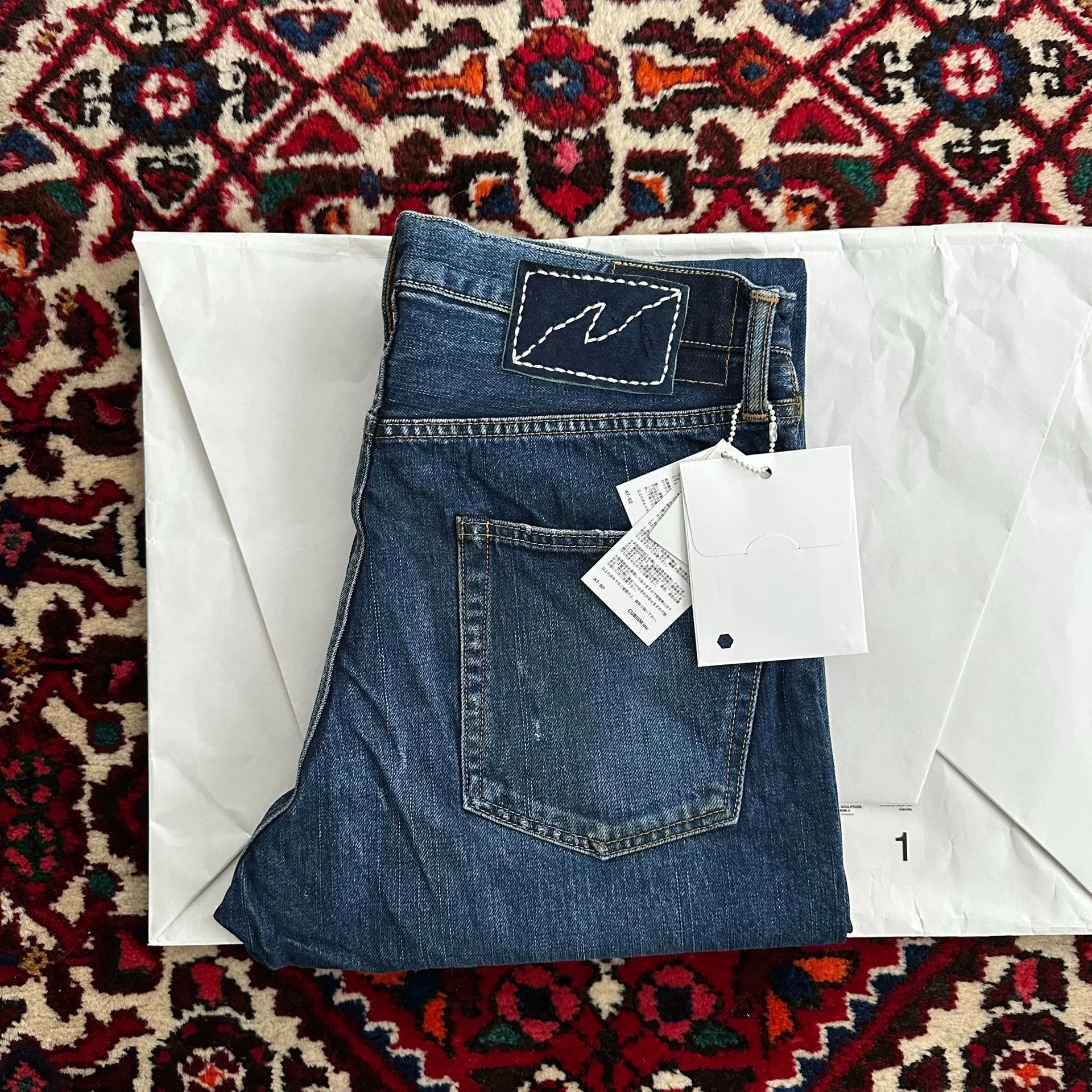 Visvim visvim 19aw DRY3 1 washed jeans oil distressed lightning tag Size US 31 - 1 Thumbnail