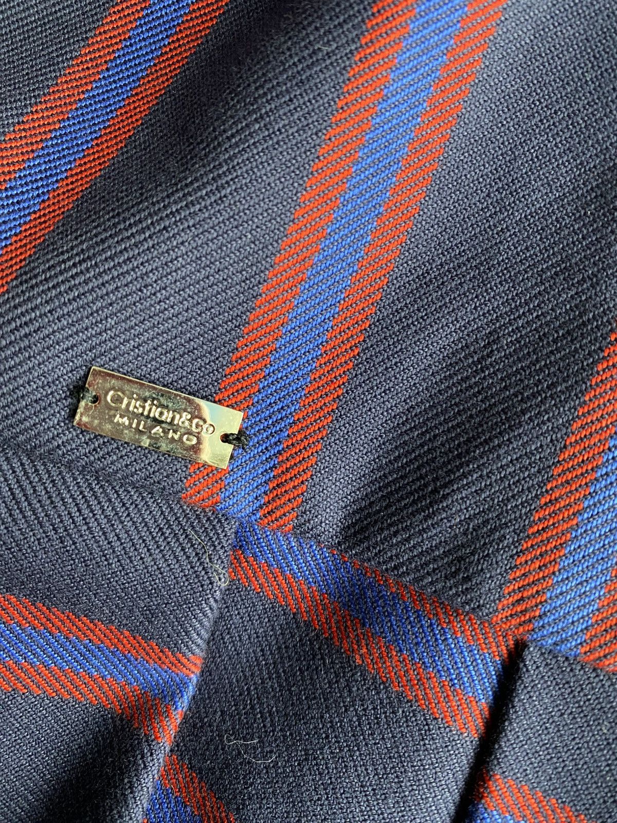 Vintage Vestito a righe Size M / US 6-8 / IT 42-44 - 4 Thumbnail