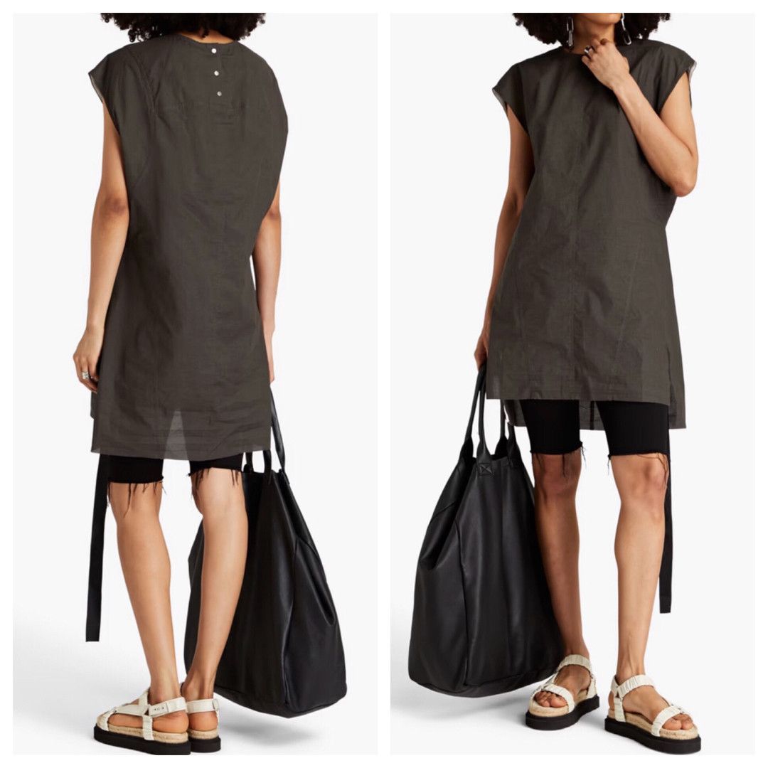Rick Owens SS22 Rick Owens Tarp Dress Sleeveless Tunic Tank Top Size US S / EU 44-46 / 1 - 3 Thumbnail