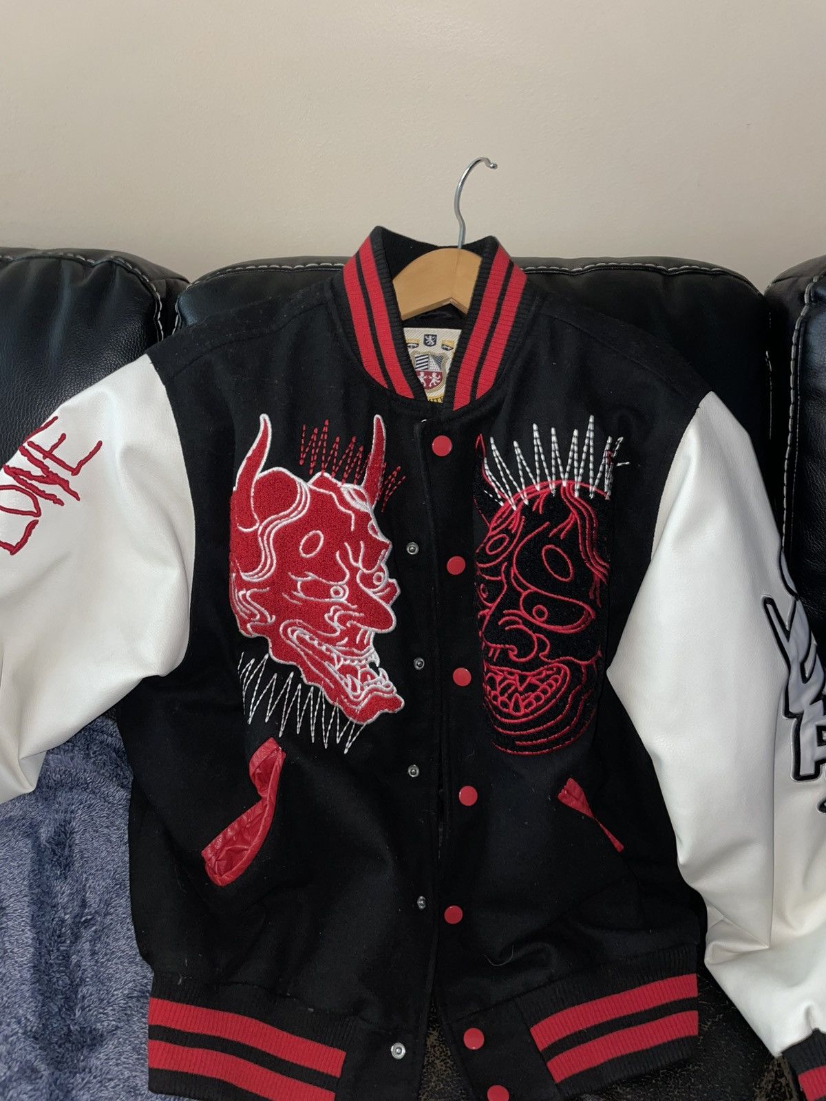 Smoke Rise Smoke Rise Oni Varsity Jacket Size US M / EU 48-50 / 2 - 1 Thumbnail