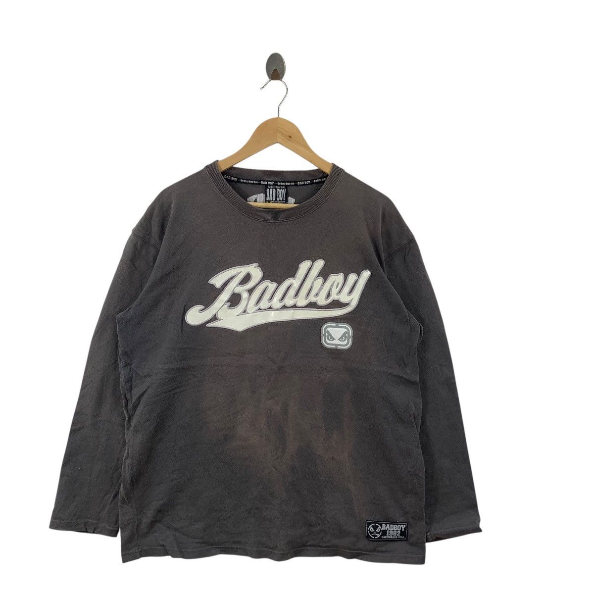 Vintage Vintage Streetwear Bad Boy Script Logo Long Sleeve Shirt Size US XL / EU 56 / 4 - 4 Thumbnail