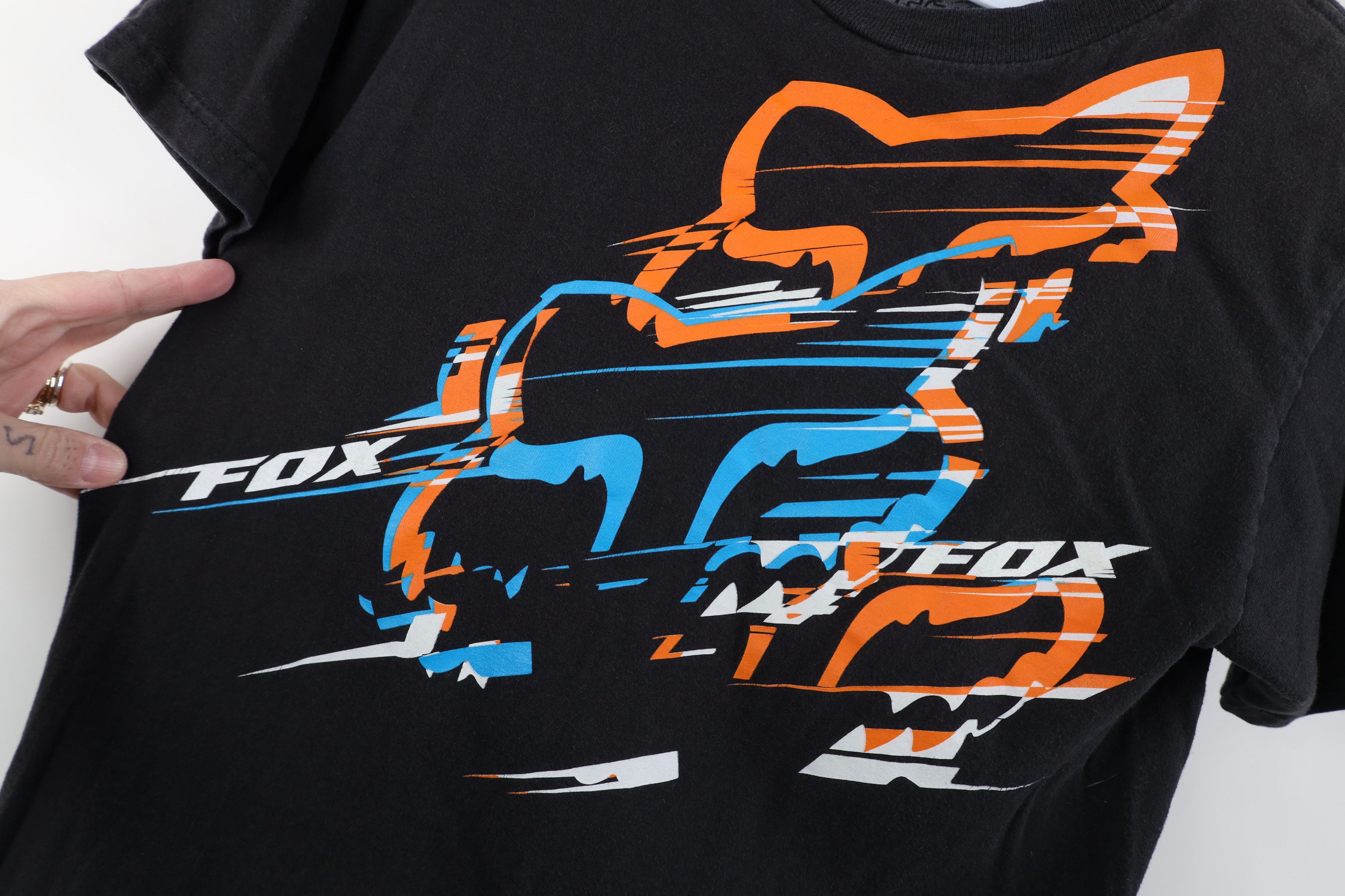 Fox Racing Vintage Y2K Fox Racing Spell Big Logo Short Sleeve T-Shirt Size US S / EU 44-46 / 1 - 4 Thumbnail