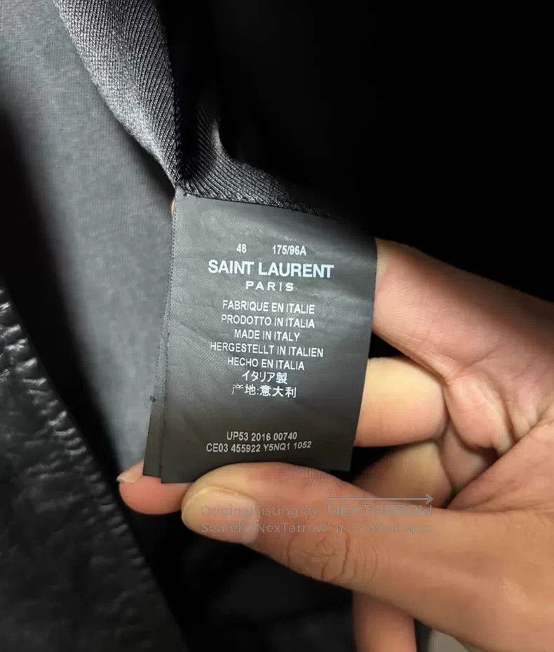Saint Laurent Paris Saint Laurent Paris Candy Rainbow Sharkskin Jacket Size US M / EU 48-50 / 2 - 3 Thumbnail