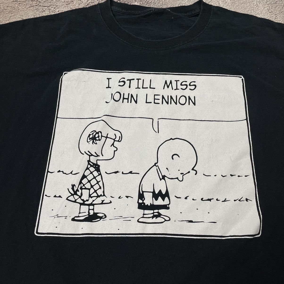 Vintage Vintage Y2K ADULT “ I STILL MISS JOHN LENNON “ FUNNY BuyTee Size US L / EU 52-54 / 3 - 5 Thumbnail