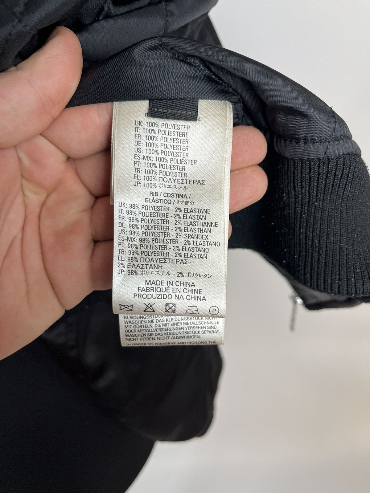 Designer × Diesel Diesel Wild Spirit Embroidered Satin Bomber Jacket Black S Size US S / EU 44-46 / 1 - 12 Thumbnail