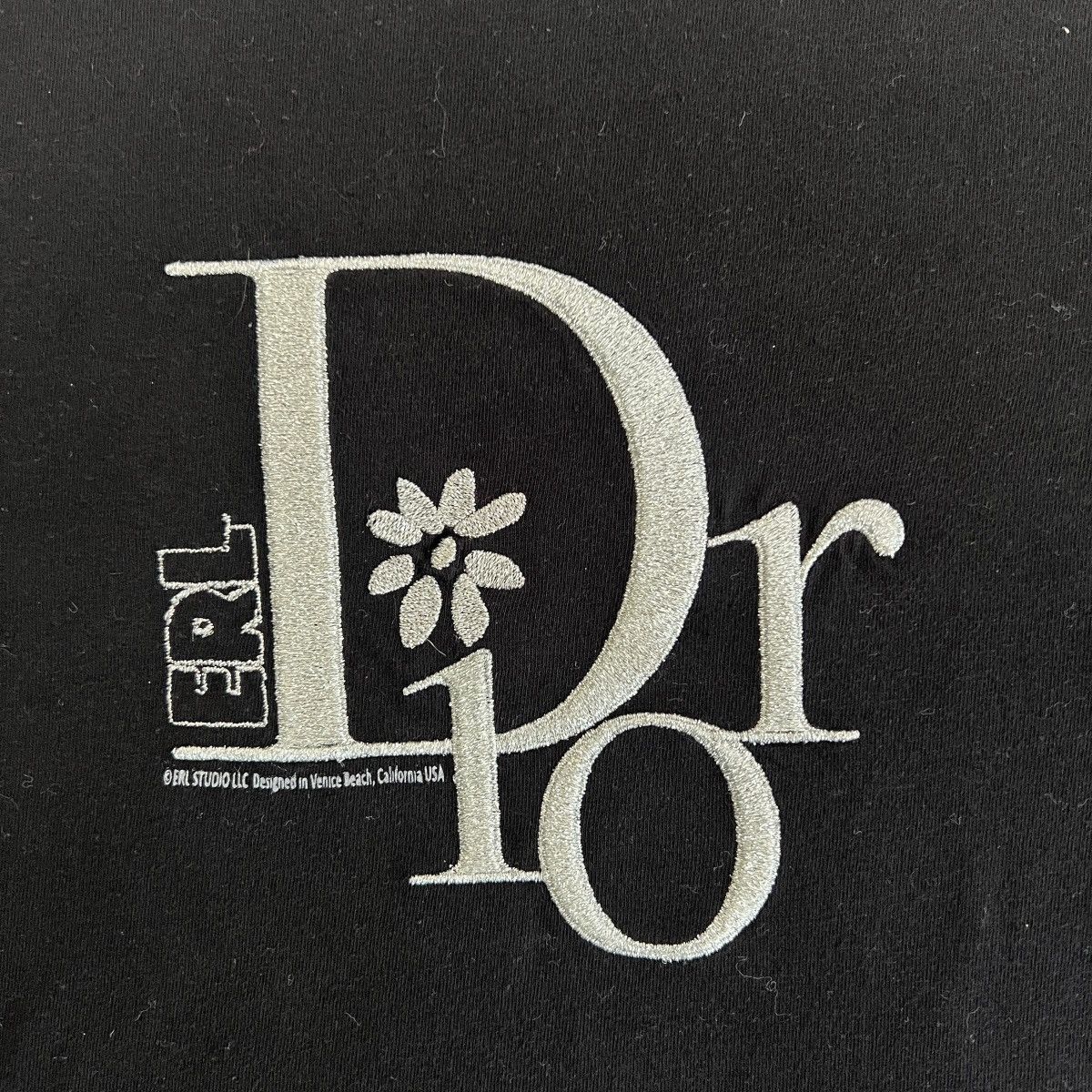 Dior × ERL DIOR by ERL Glitter Logo Long-Sleeve Shirt S Size US M / EU 48-50 / 2 - 3 Thumbnail
