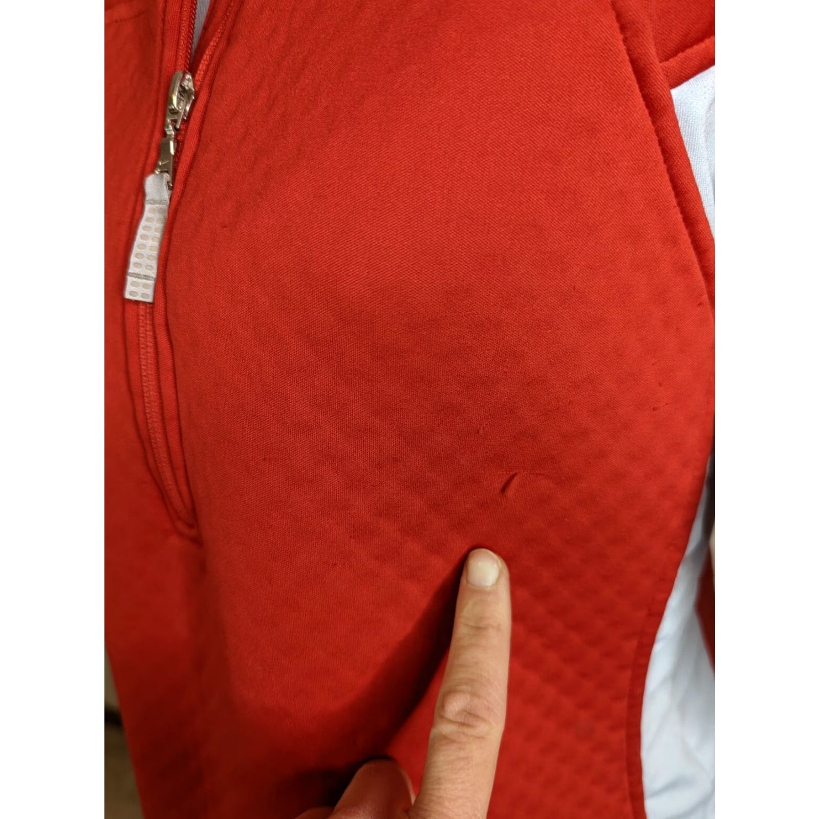 Nike Nike Sphere Thermal 1/2 Zip Women's Jacket M Red Blue Sweatshirt Flaw Size M / US 6-8 / IT 42-44 - 4 Thumbnail