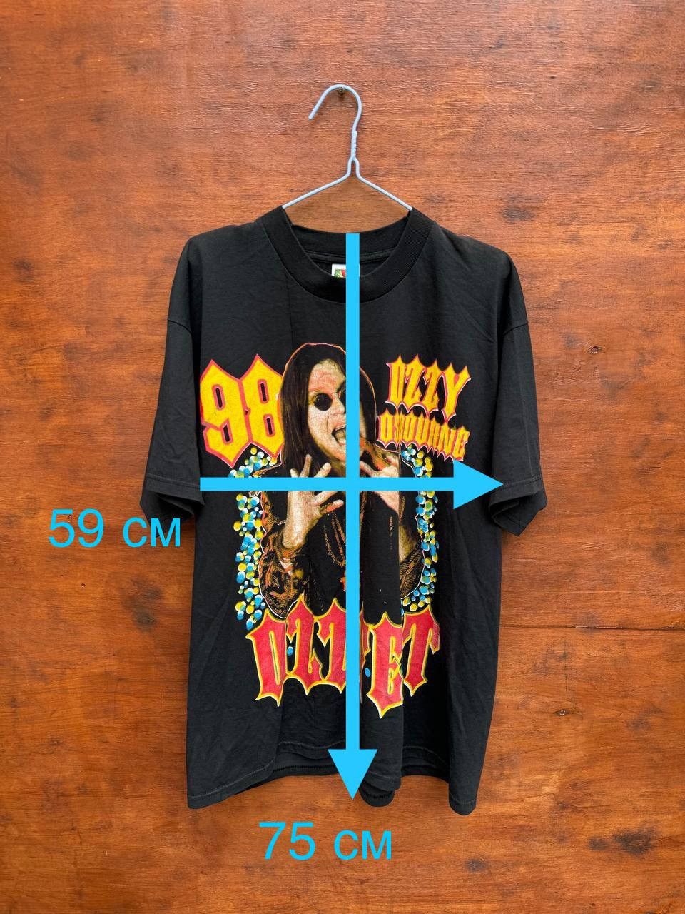 Band Tees Ozzy Osbourne 1998 OZZFEST Concert sz XL Size US XL / EU 56 / 4 - 10 Thumbnail