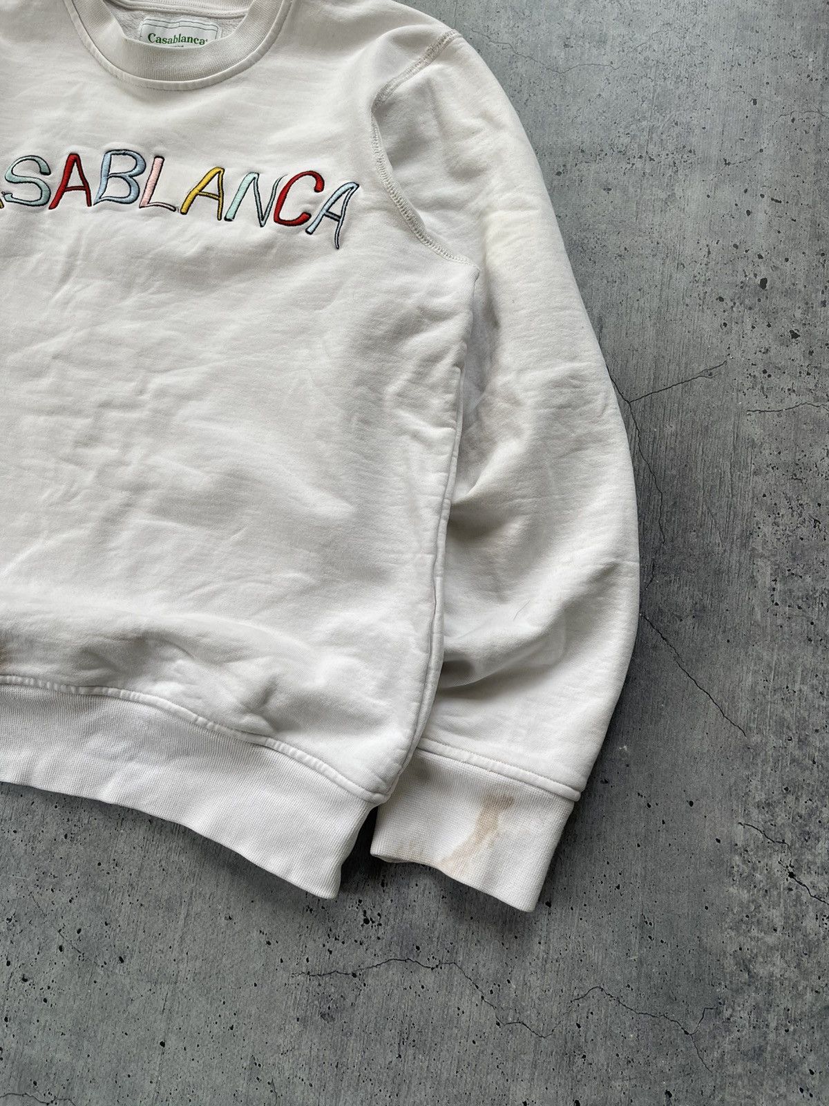 Casablanca Casablanca sweatshirt size s white men Size US S / EU 44-46 / 1 - 6 Thumbnail