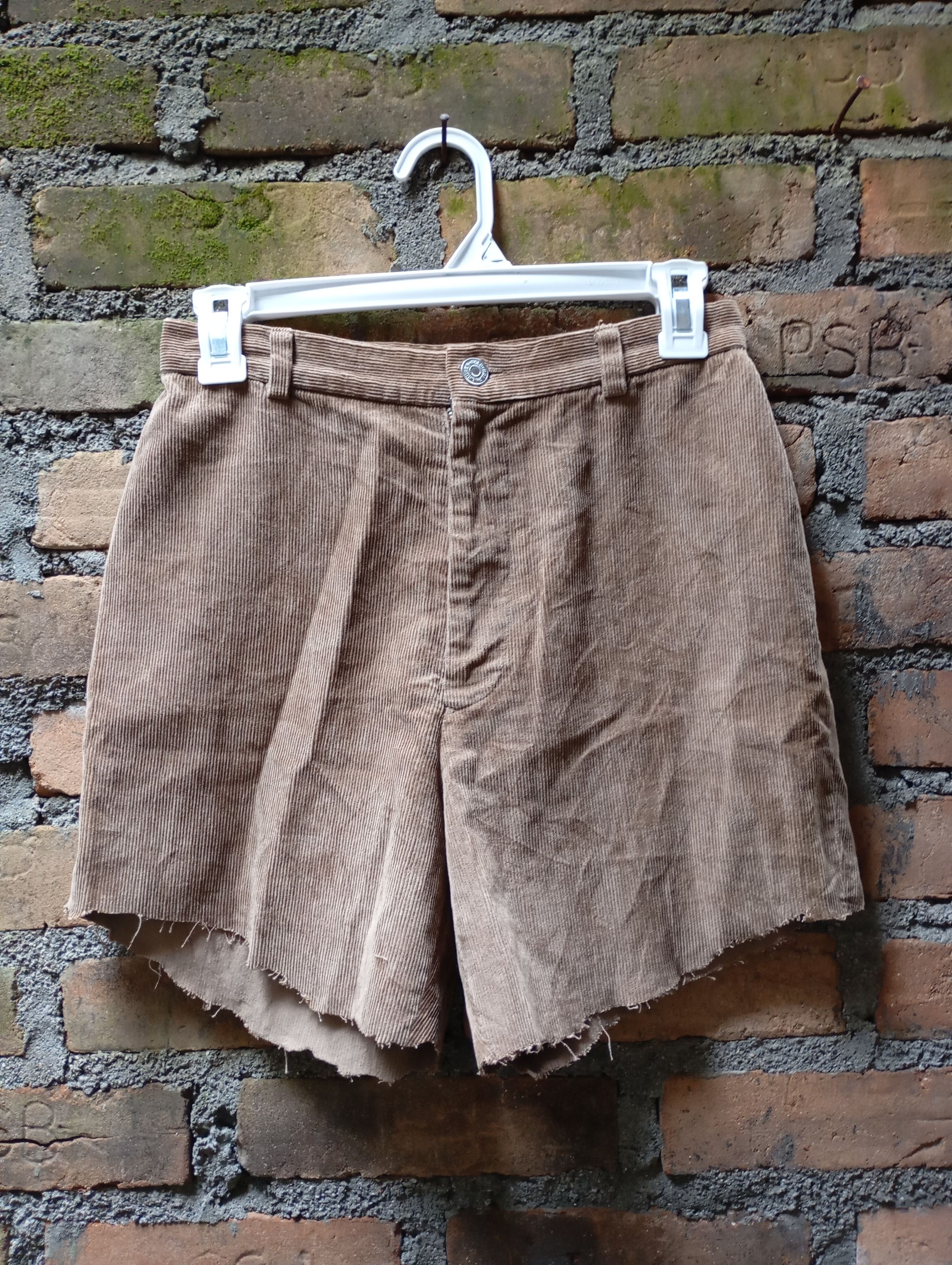 image of Diatressed Ralph Laurent Corduroy Short Pant, Women's (Size 26)