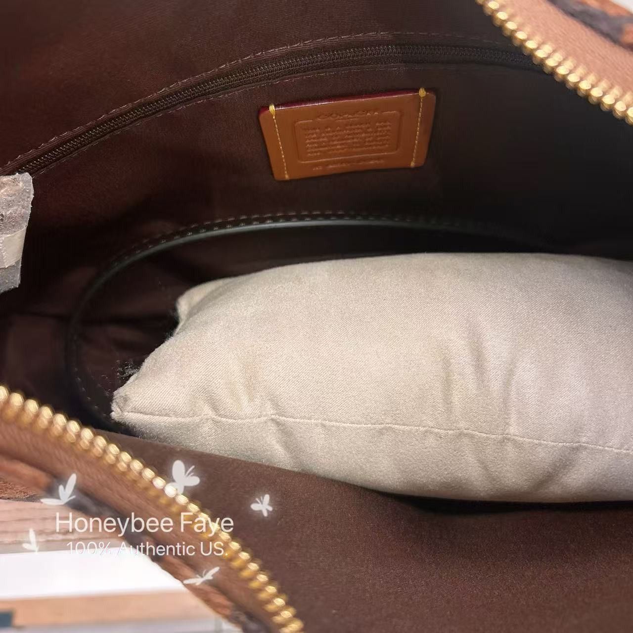 Coach Ella Shoulder Bag In Signature Chenille CCE49 Size ONE SIZE - 8 Thumbnail