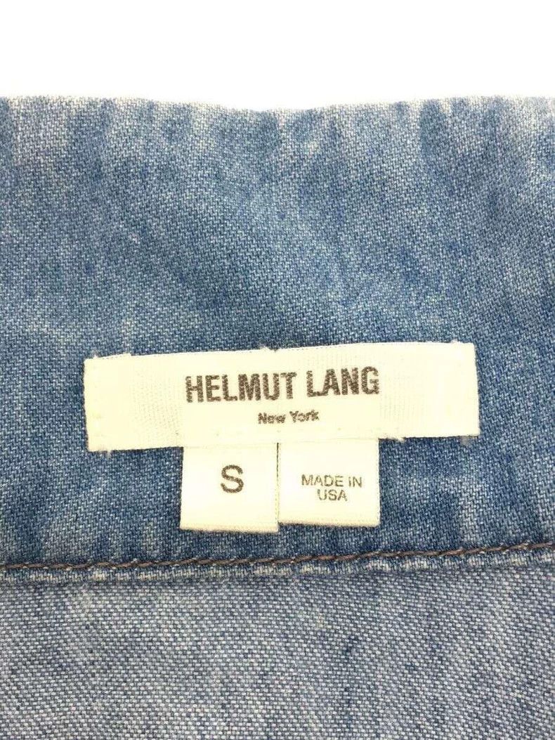 Helmut Lang HELMUT LANG Light-colored short-sleeved shirt with a sheer Size S / US 4 / IT 40 - 3 Thumbnail