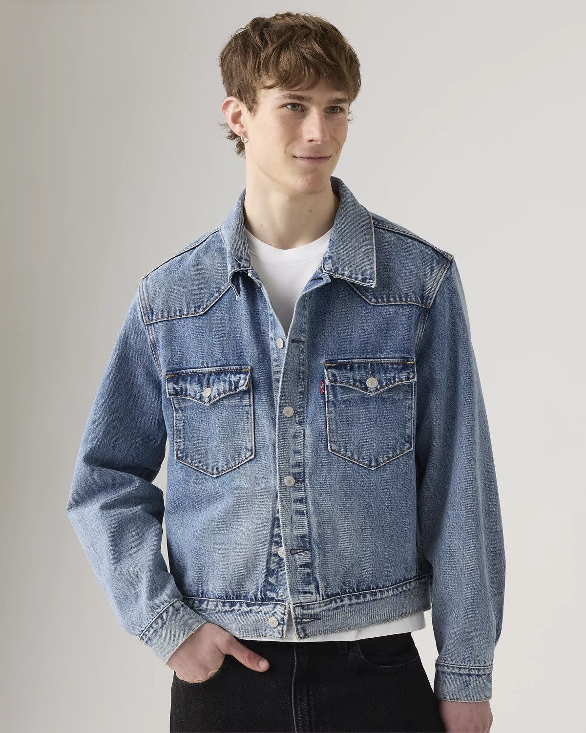 Levi's NEW Levi’s WESTERN TRUCKER JACKET Size US L / EU 52-54 / 3 - 1 Thumbnail